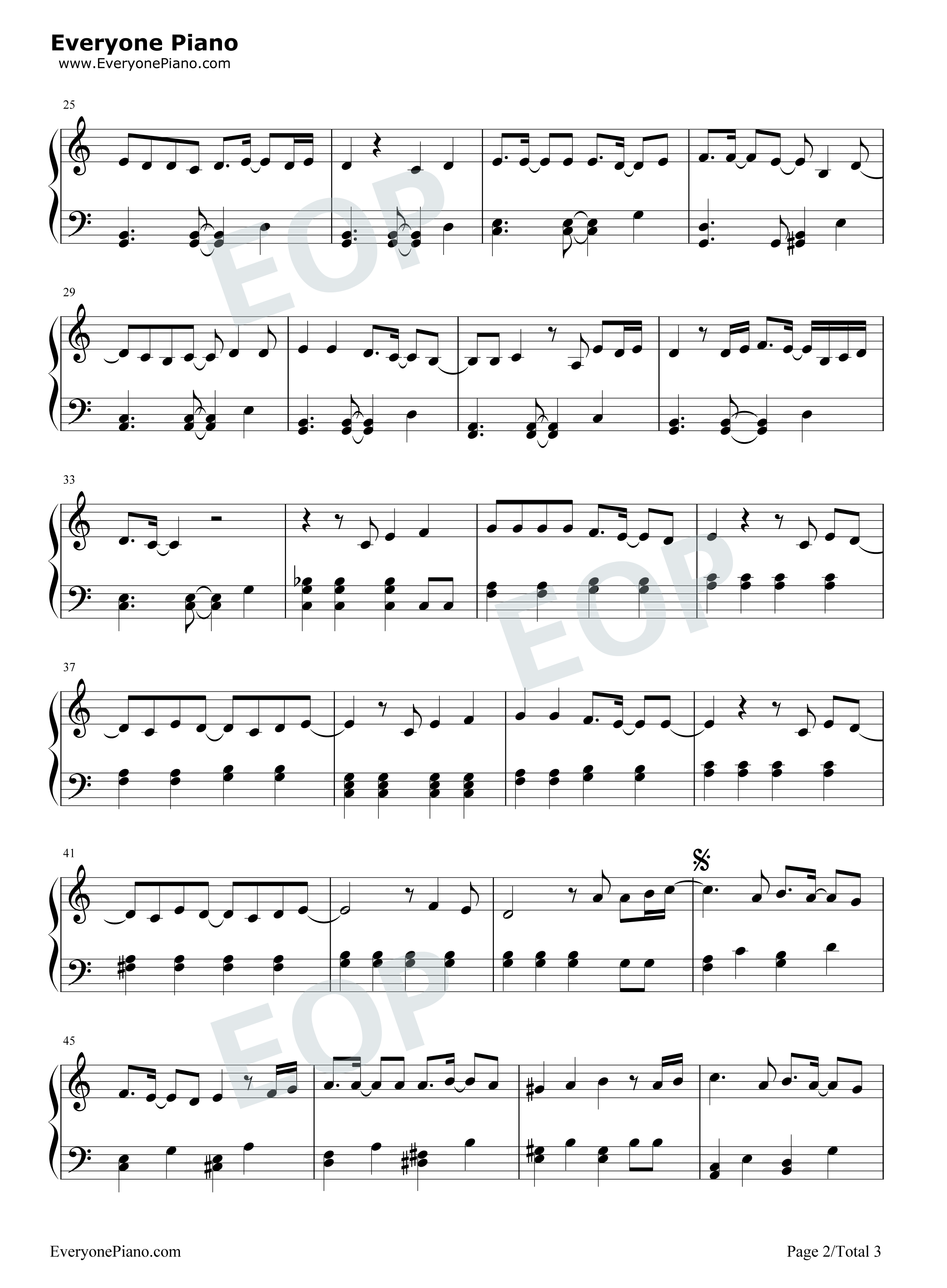 氷の上に立つように钢琴谱_小松未歩