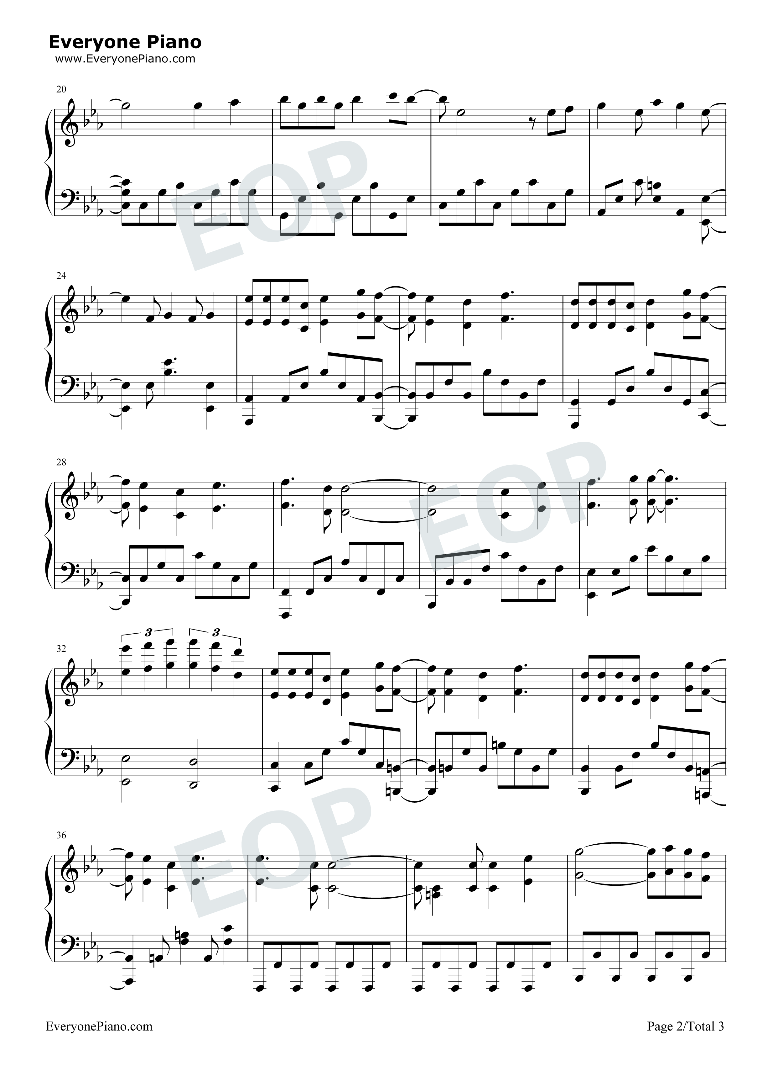 Eternal_Star钢琴谱_亚咲花