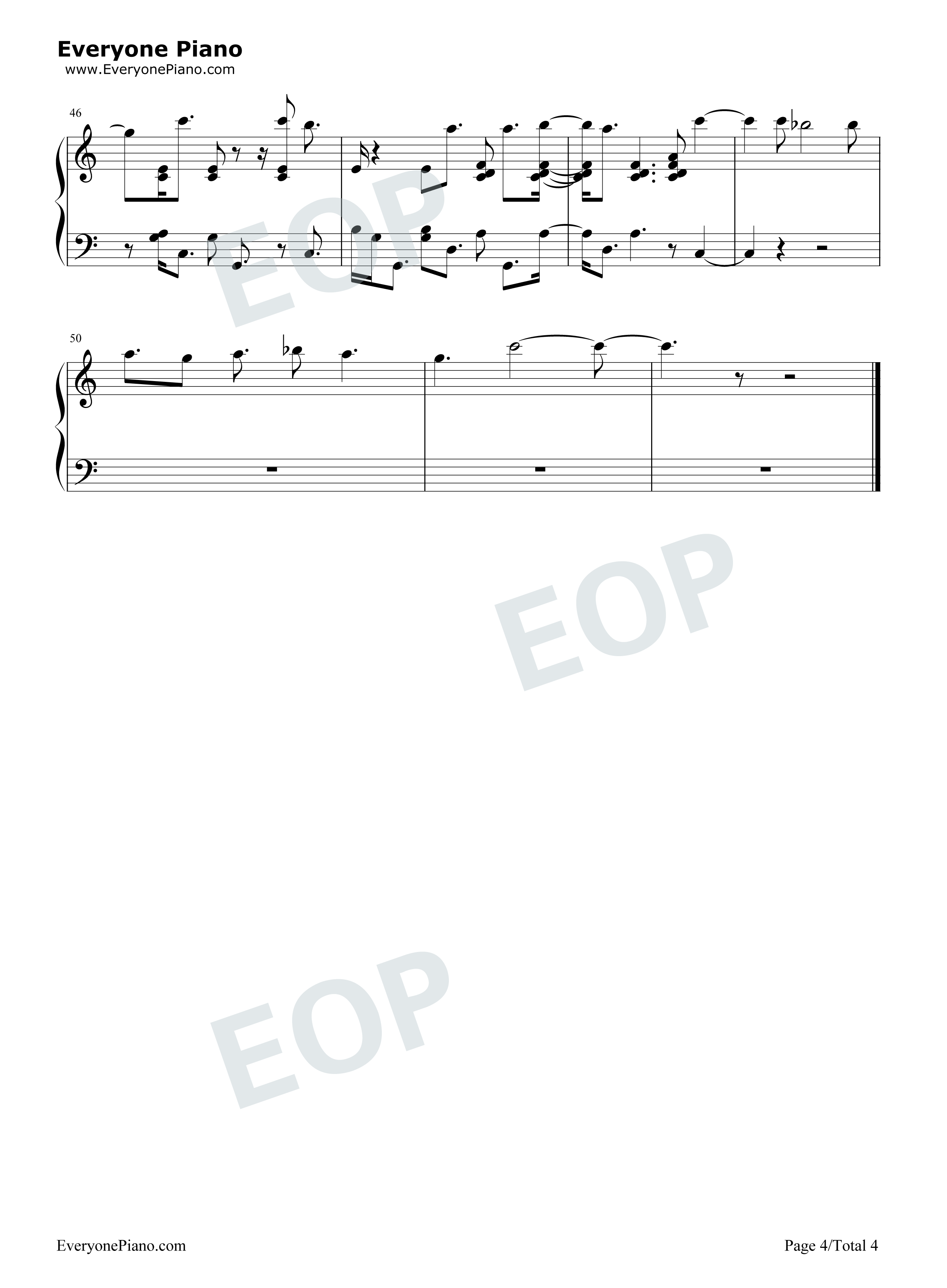 Goodbye_Farewell钢琴谱_Richard_Sherman