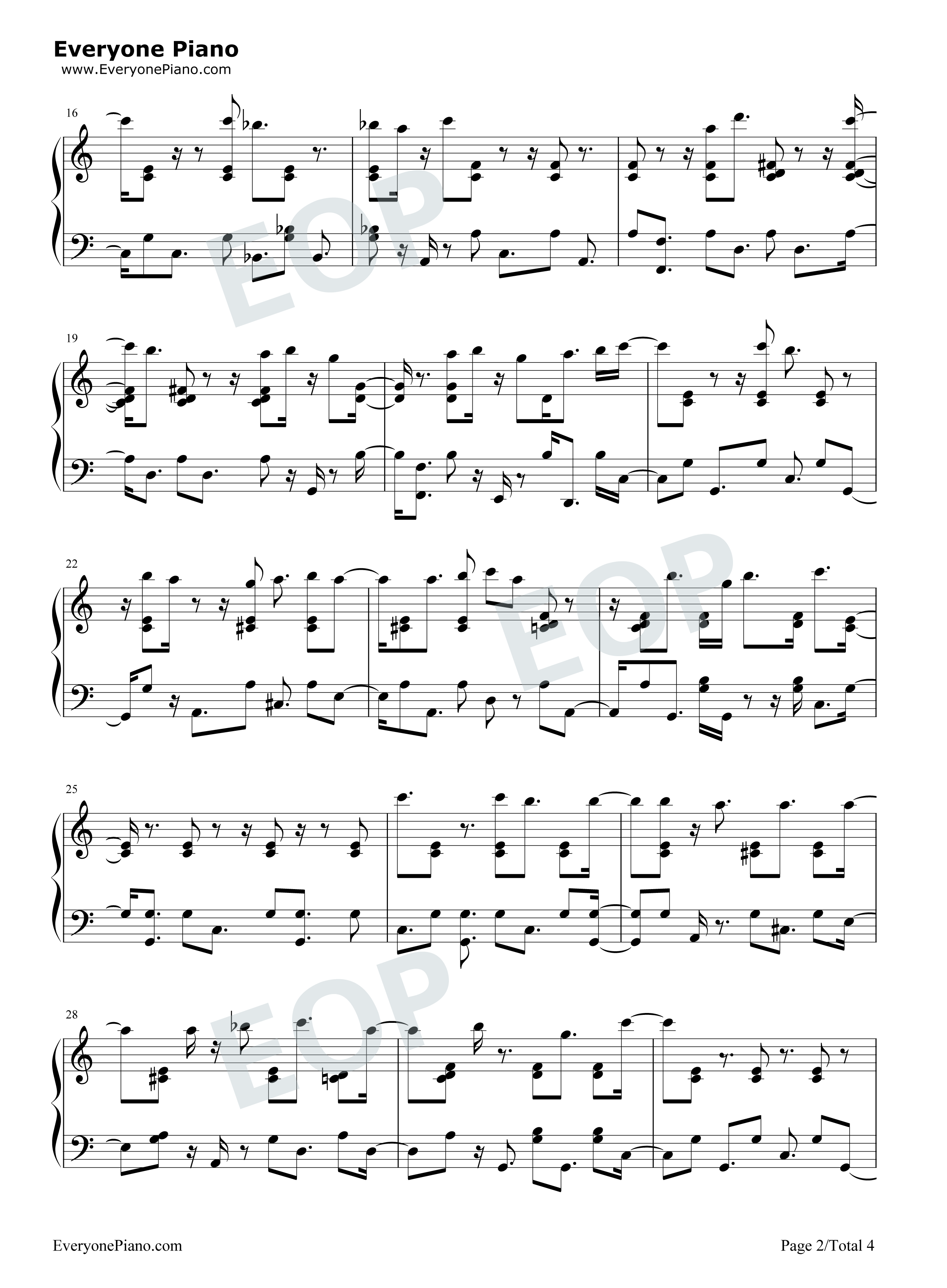 Goodbye_Farewell钢琴谱_Richard_Sherman