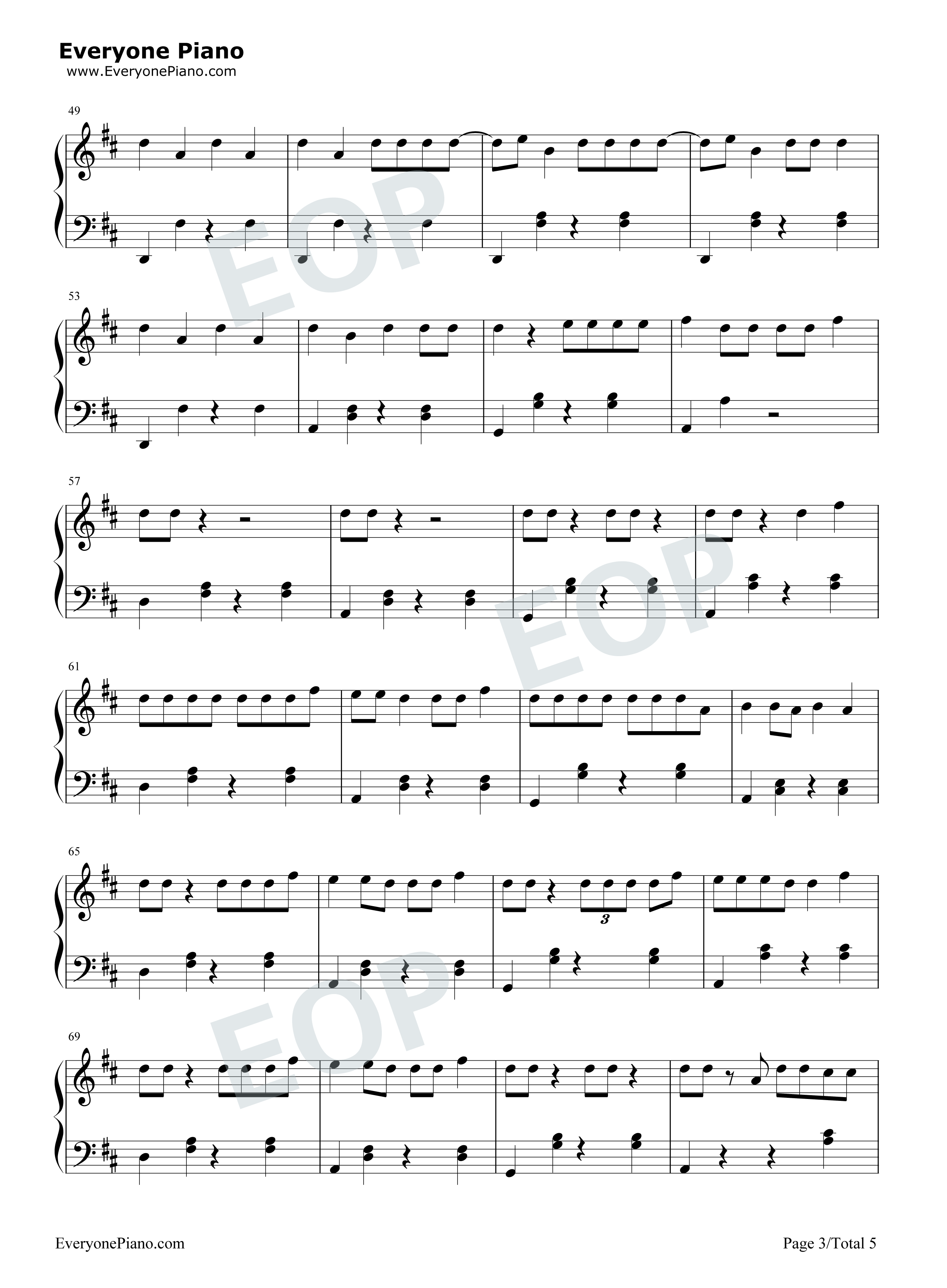 Dura钢琴谱_Daddy_Yankee