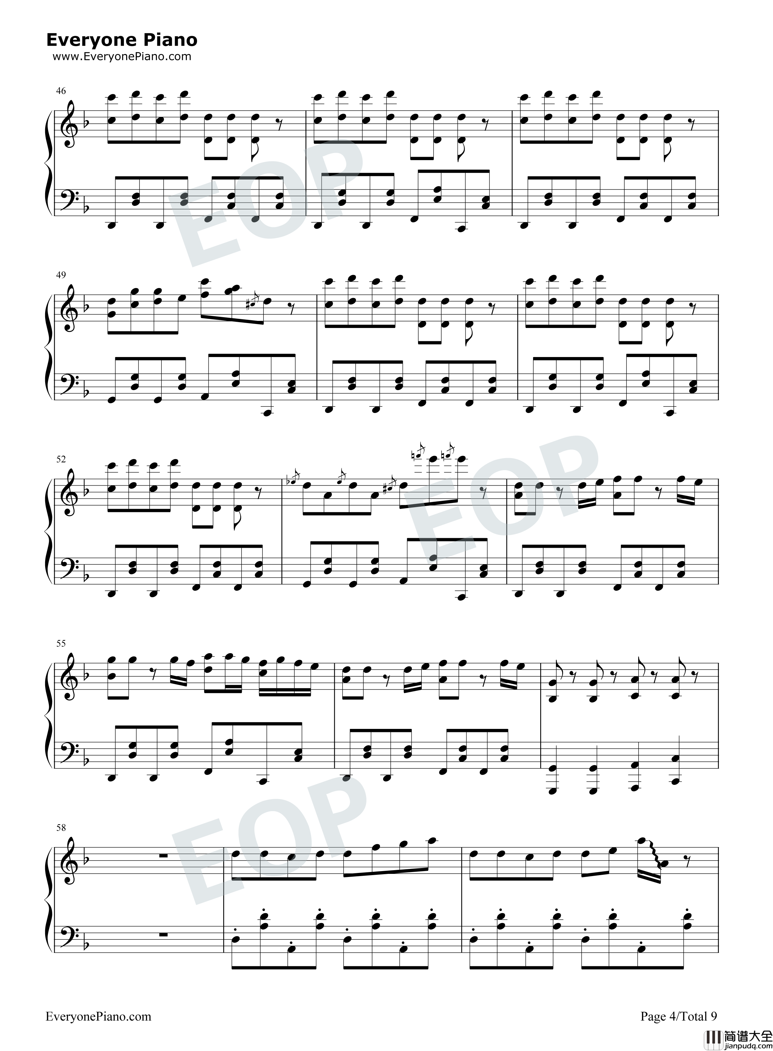 卡路里钢琴谱_火箭少女101