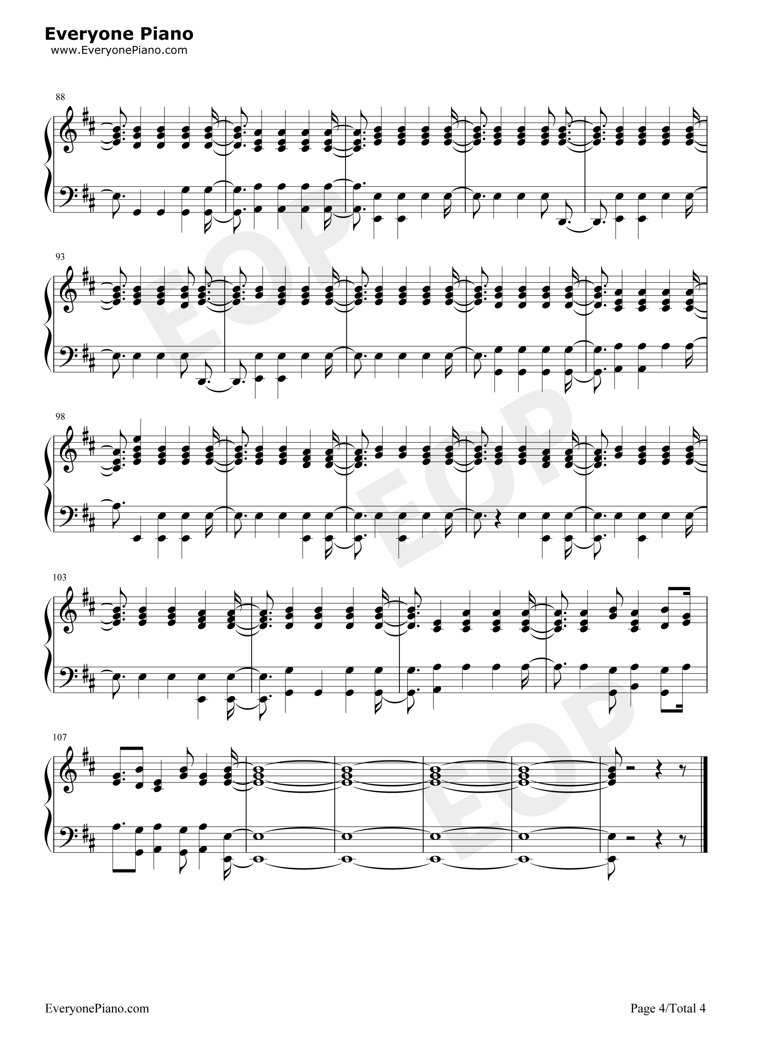 Kiwi钢琴谱_Harry_Styles