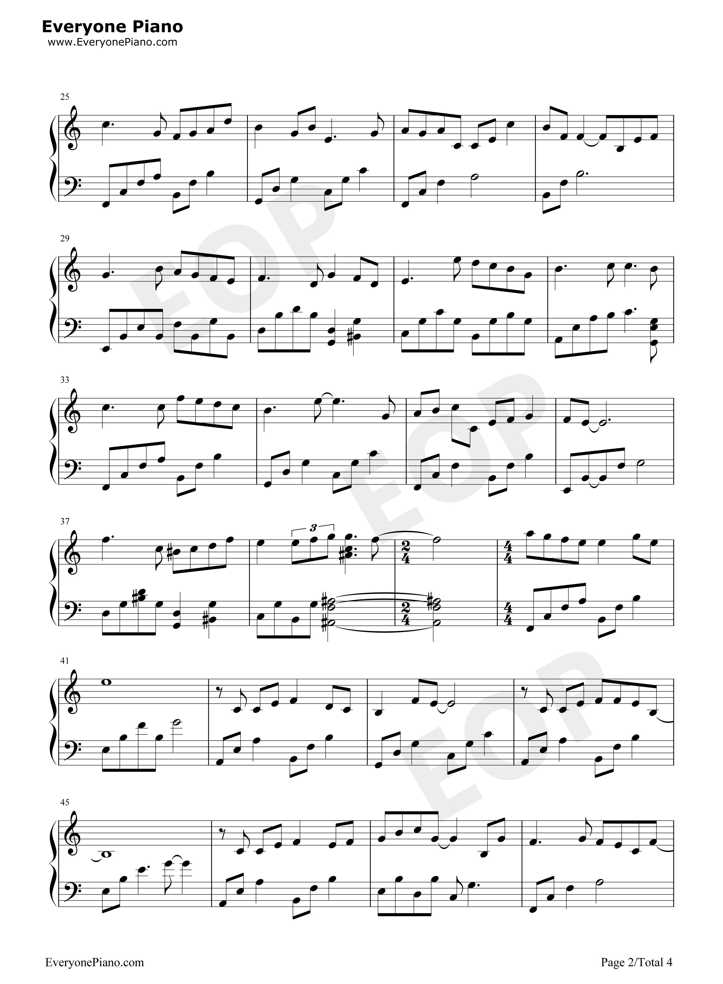 懂了就懂了钢琴谱_李荣浩_岳云鹏