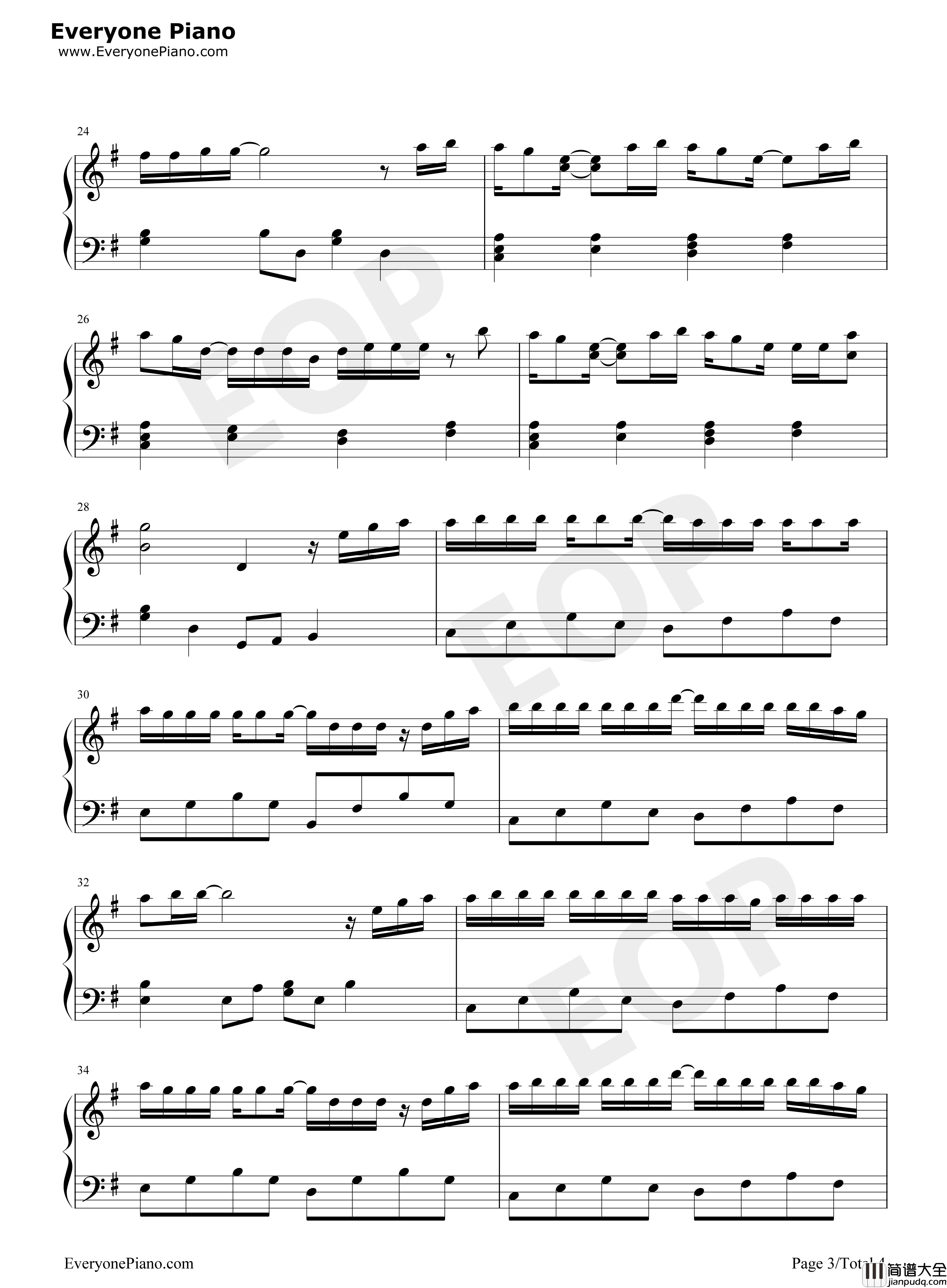 secret_base~君がくれたもの~钢琴谱_ZONE