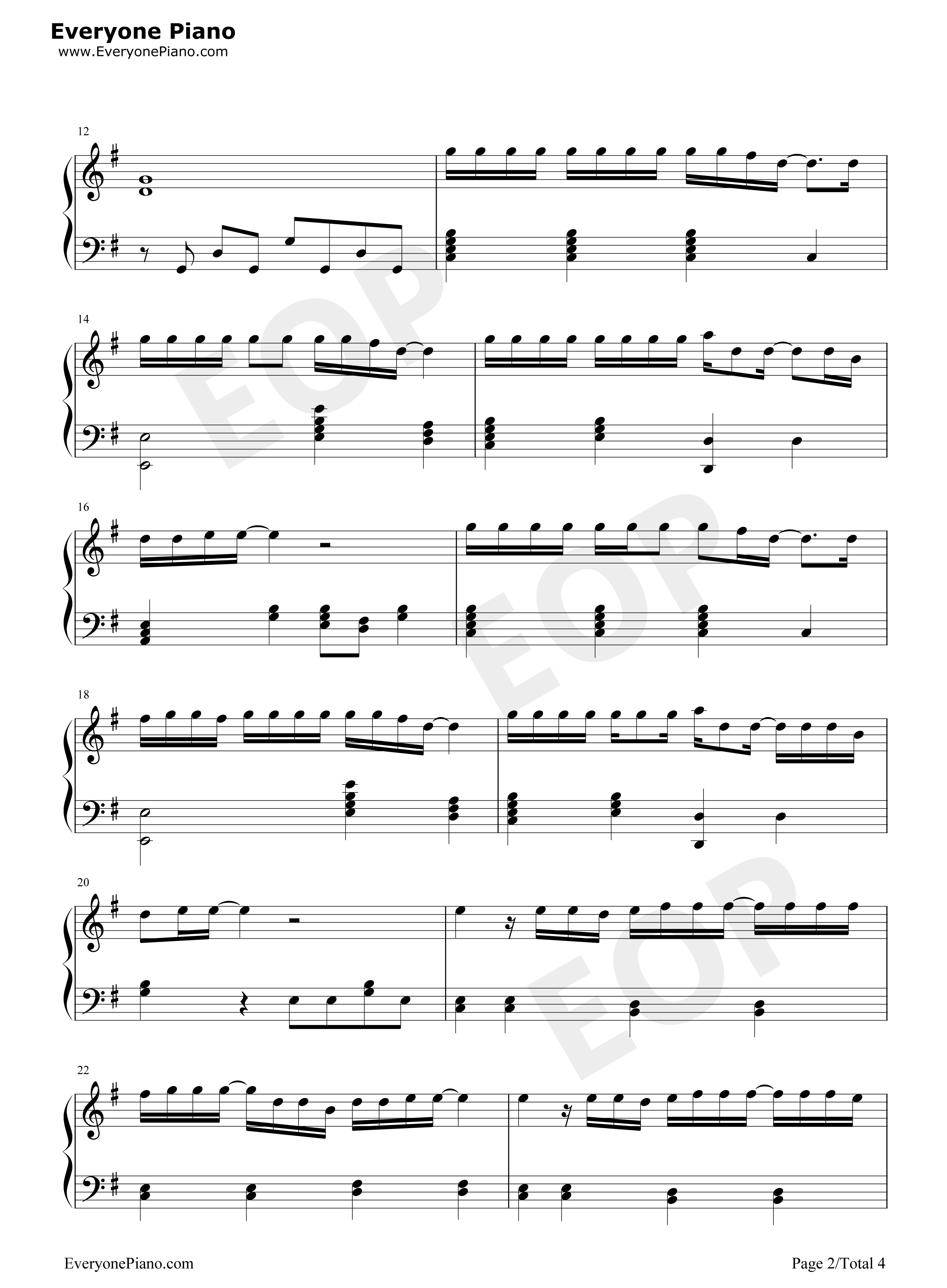 secret_base~君がくれたもの~钢琴谱_ZONE