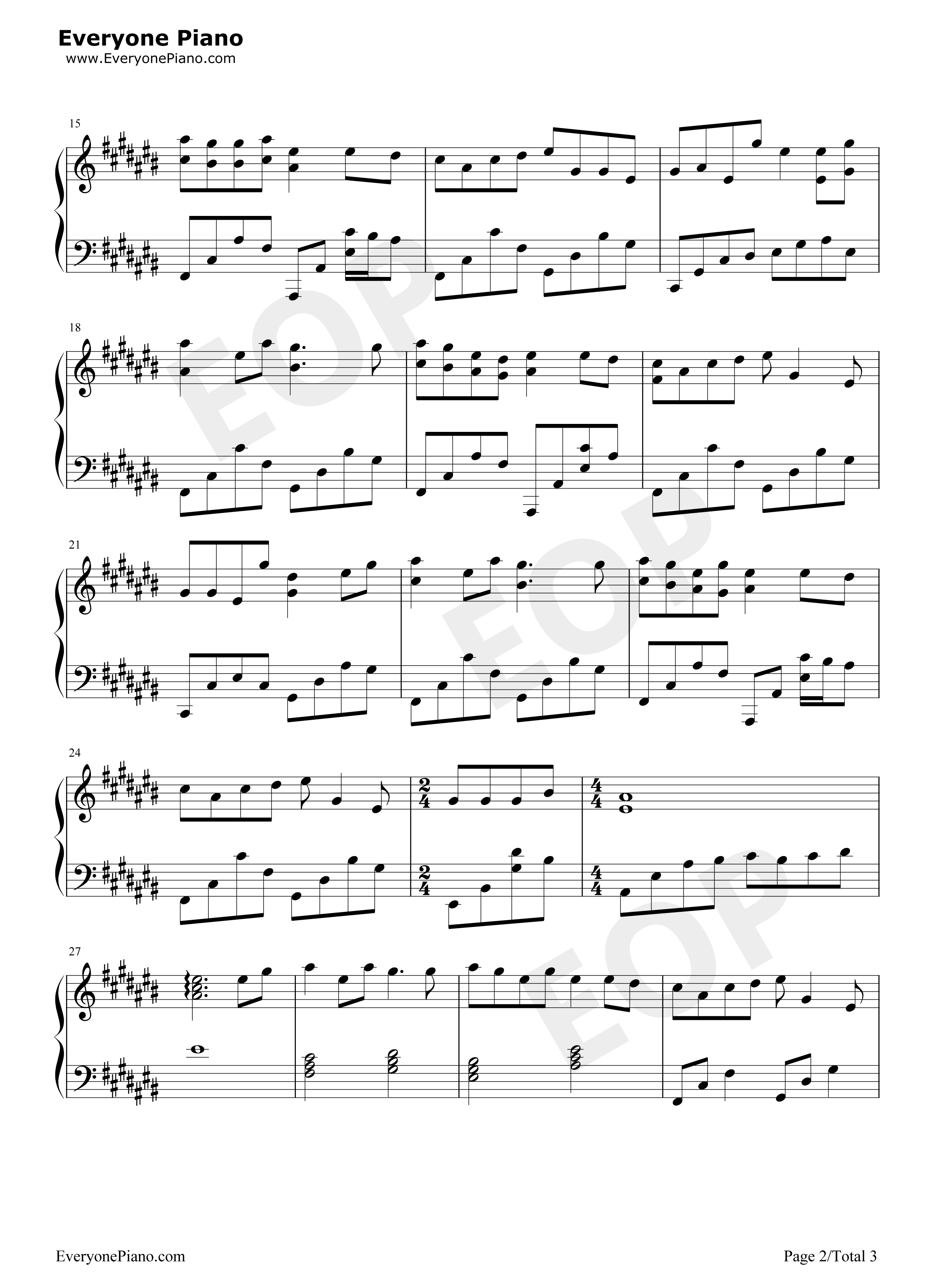 盗将行钢琴谱_花粥_马雨阳