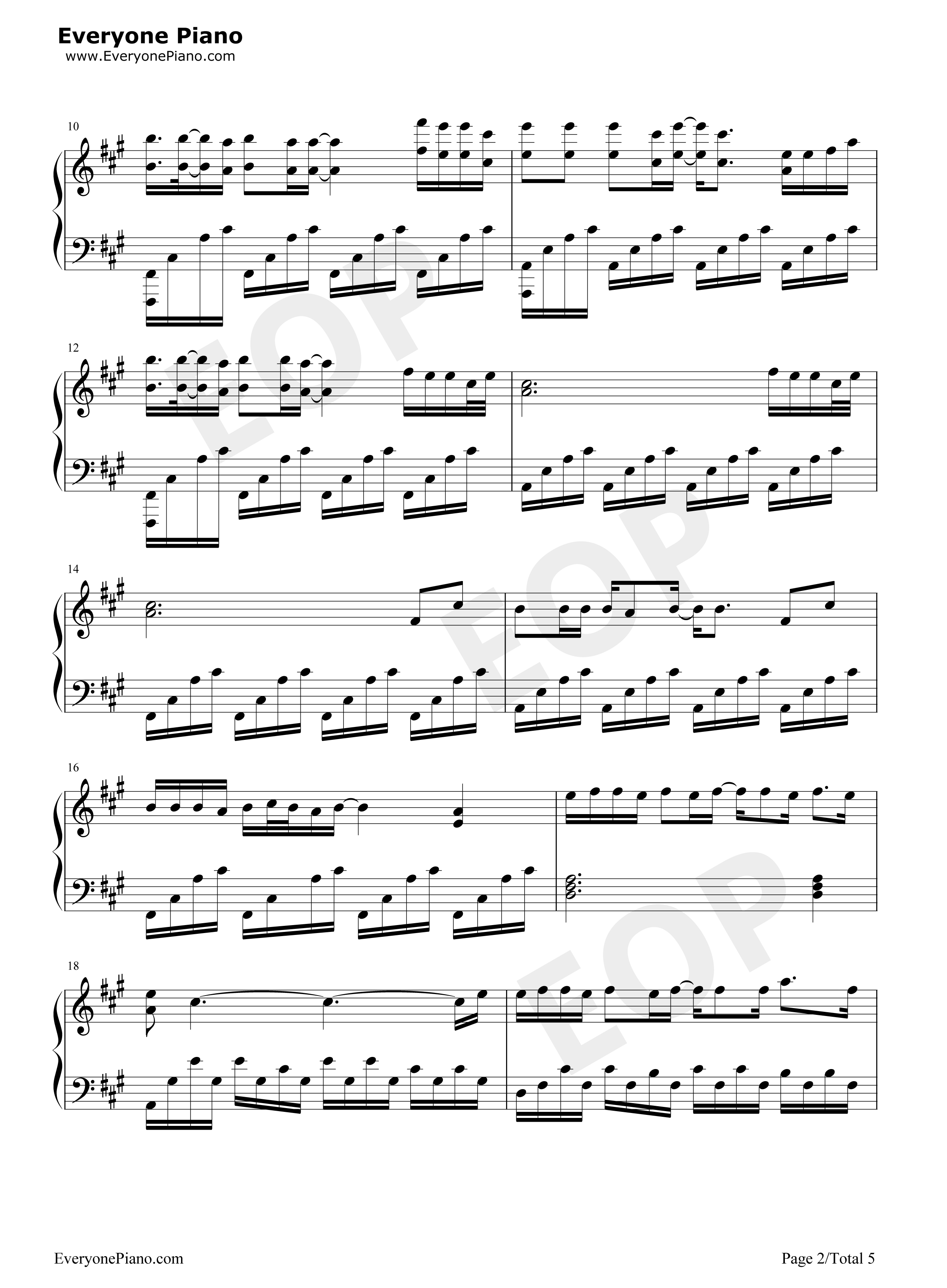 生如夏花钢琴谱_朴树