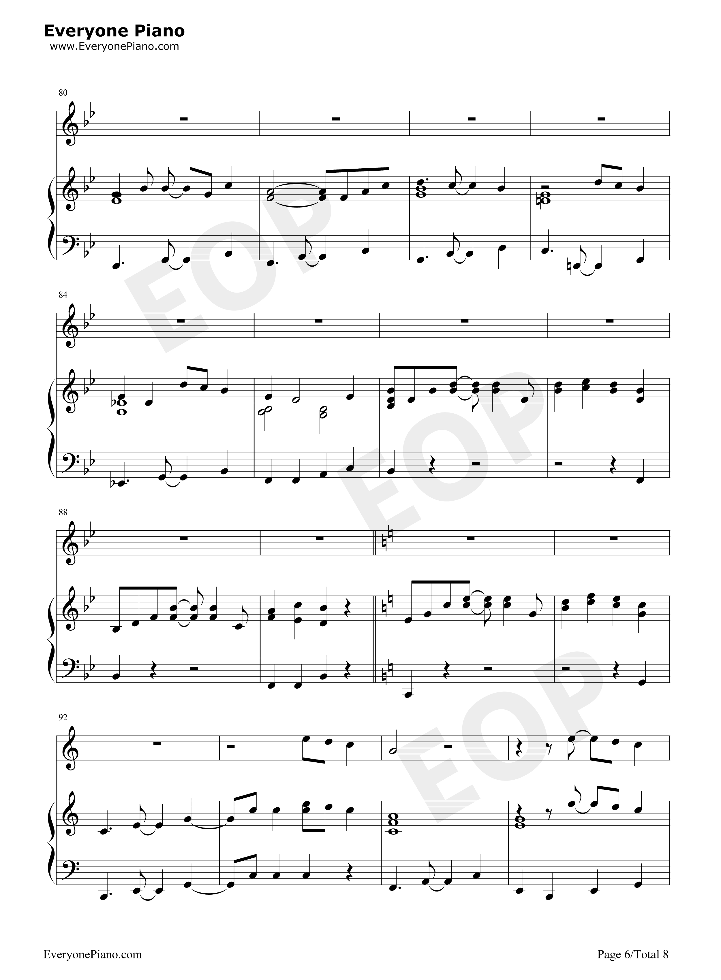 Under_the_Sea钢琴谱_Alan_Menken