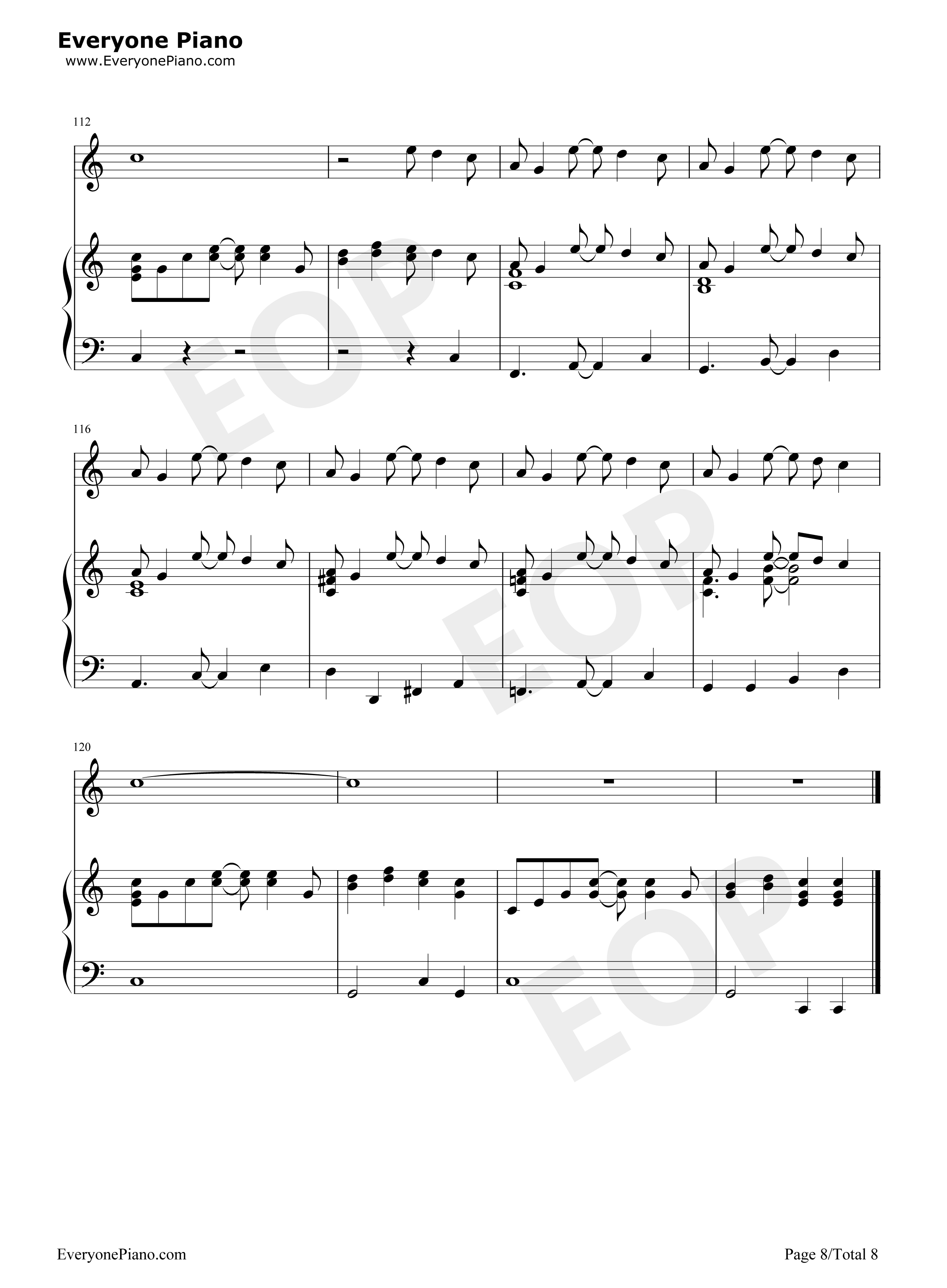 Under_the_Sea钢琴谱_Alan_Menken