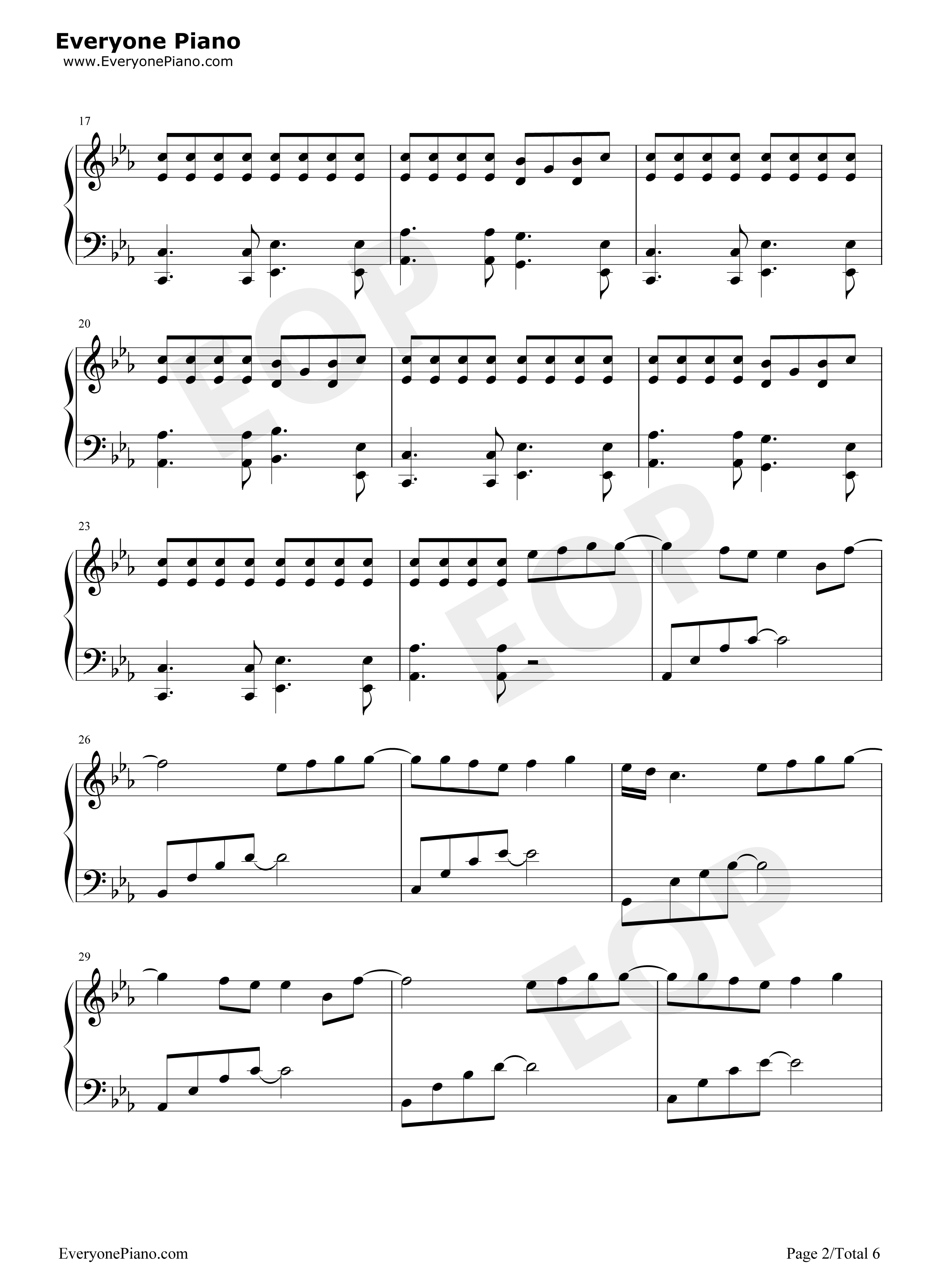 Handclap钢琴谱_Fitz_&_The_Tantrums