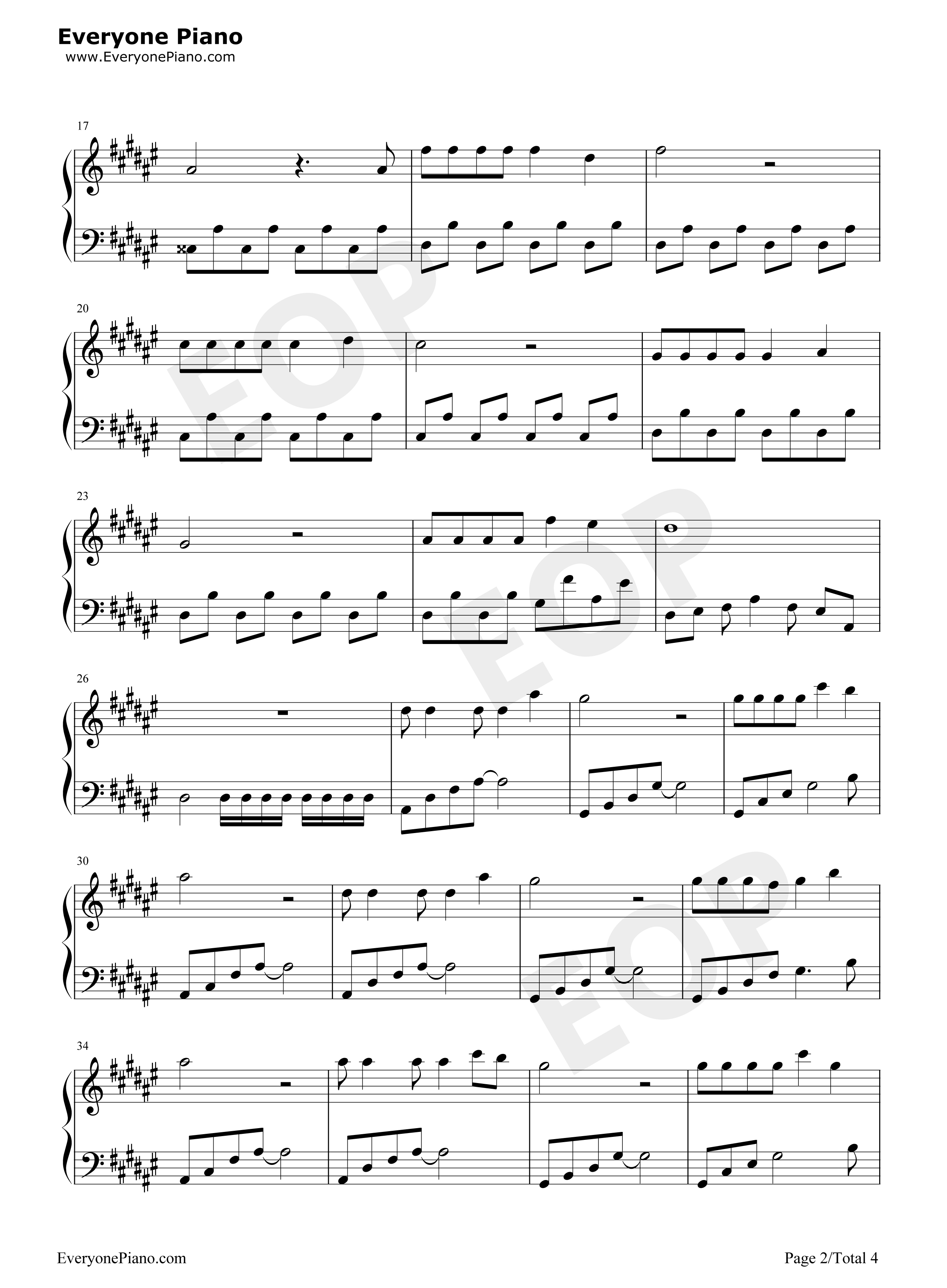 一万个舍不得钢琴谱_庄心妍