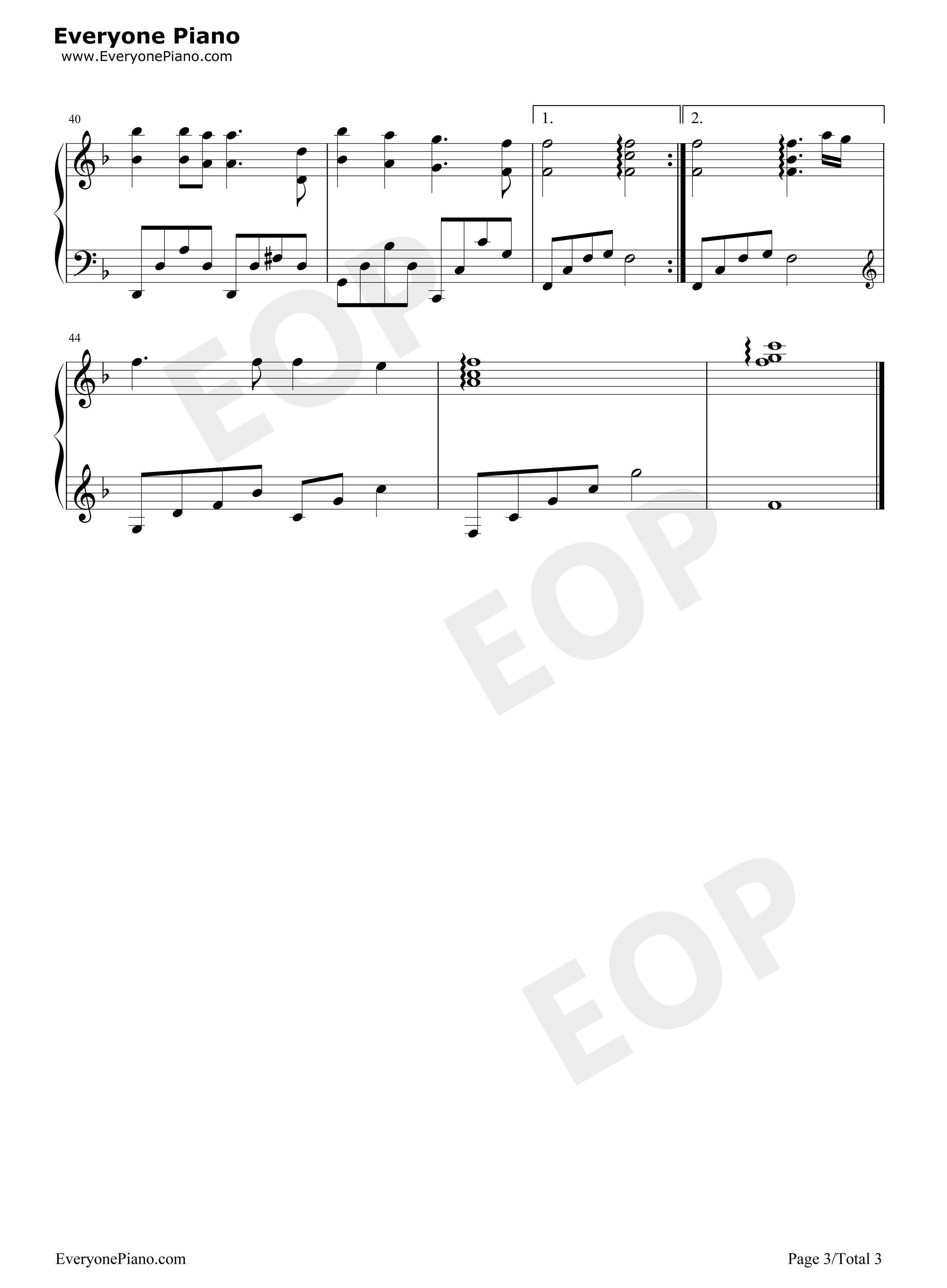 最美的遇见钢琴谱_徐佳莹