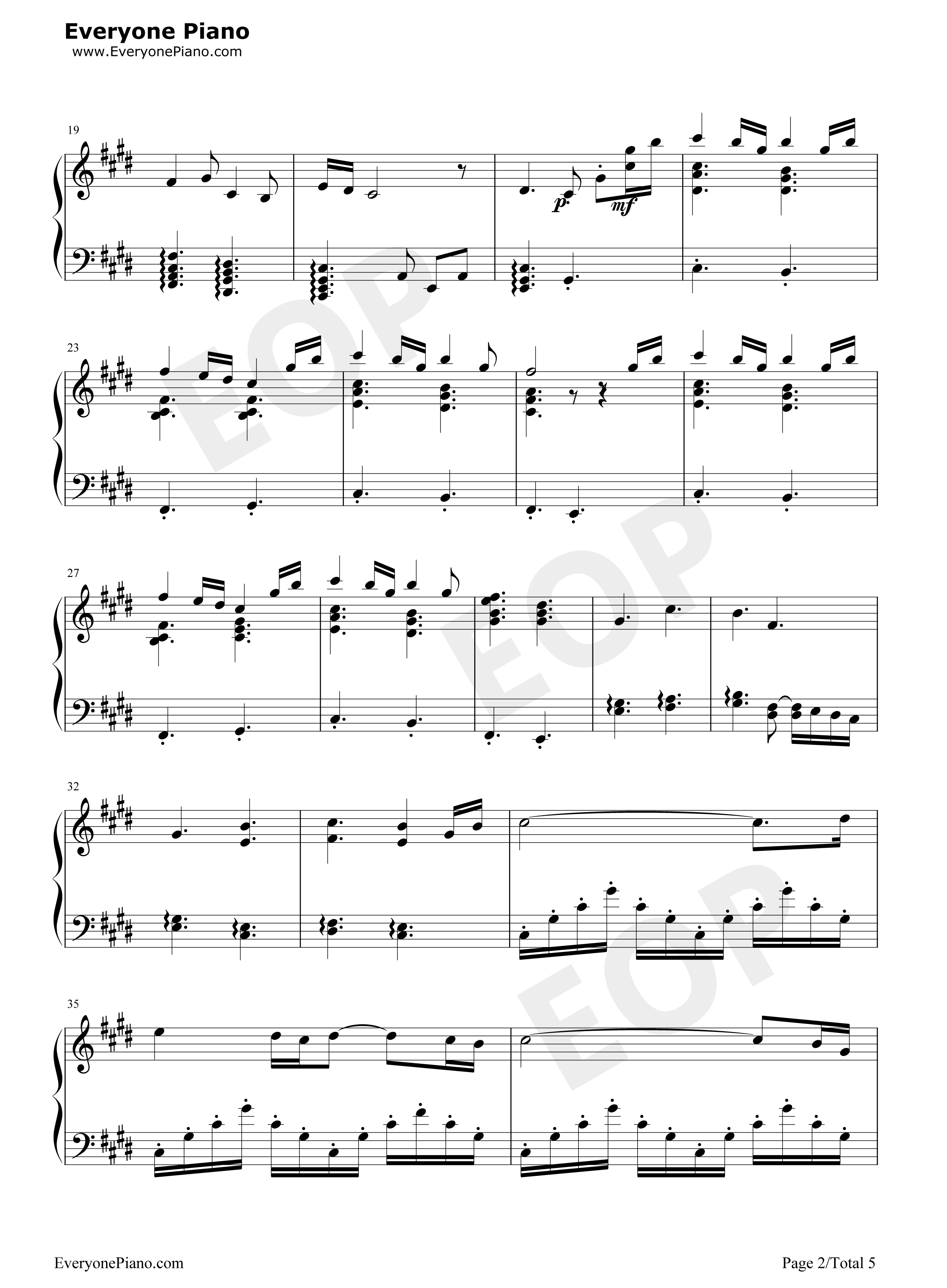 痴颜钢琴谱_麦振鸿