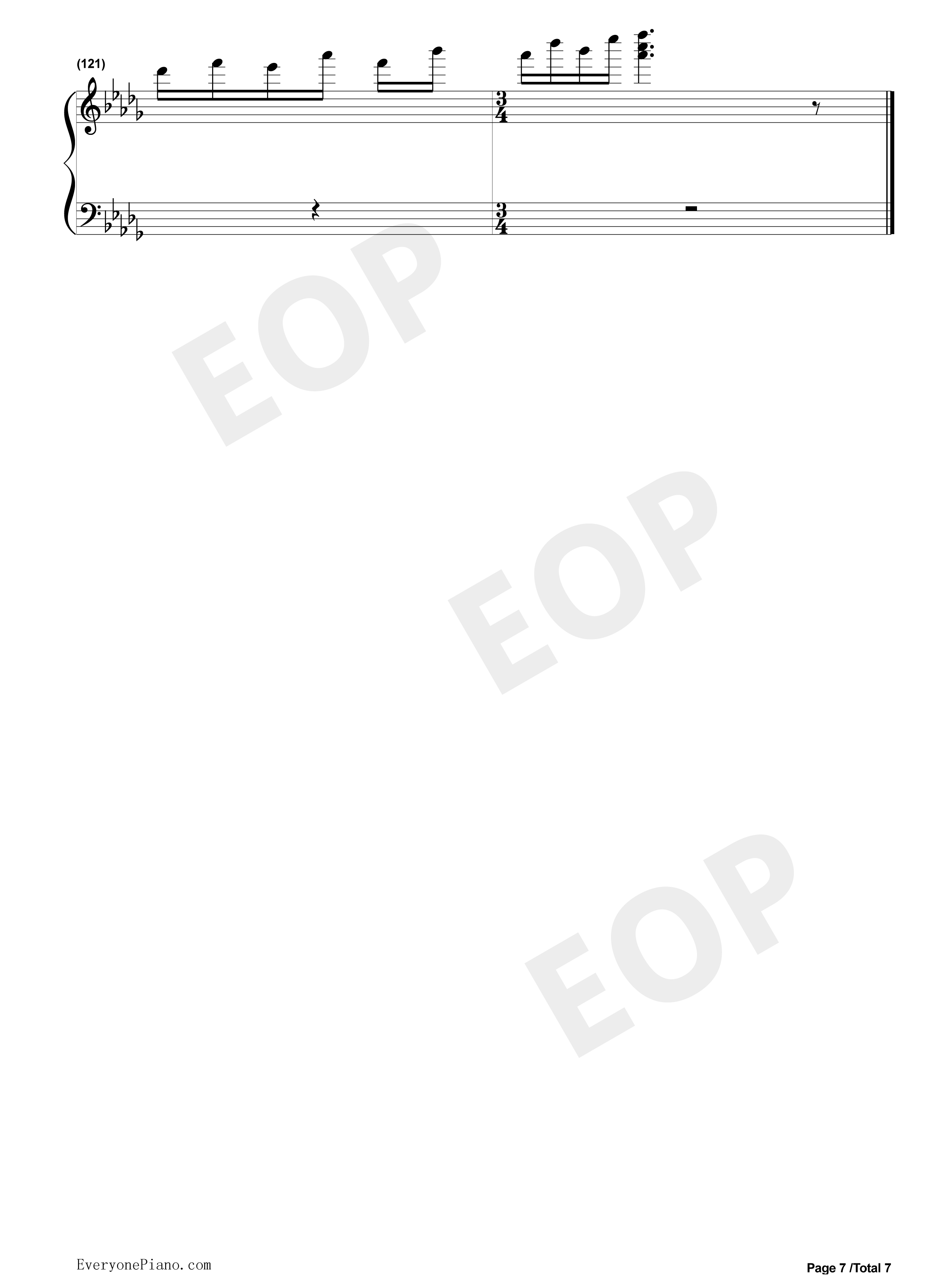 Greenery_Rain钢琴谱_KASHIWA_Daisuke