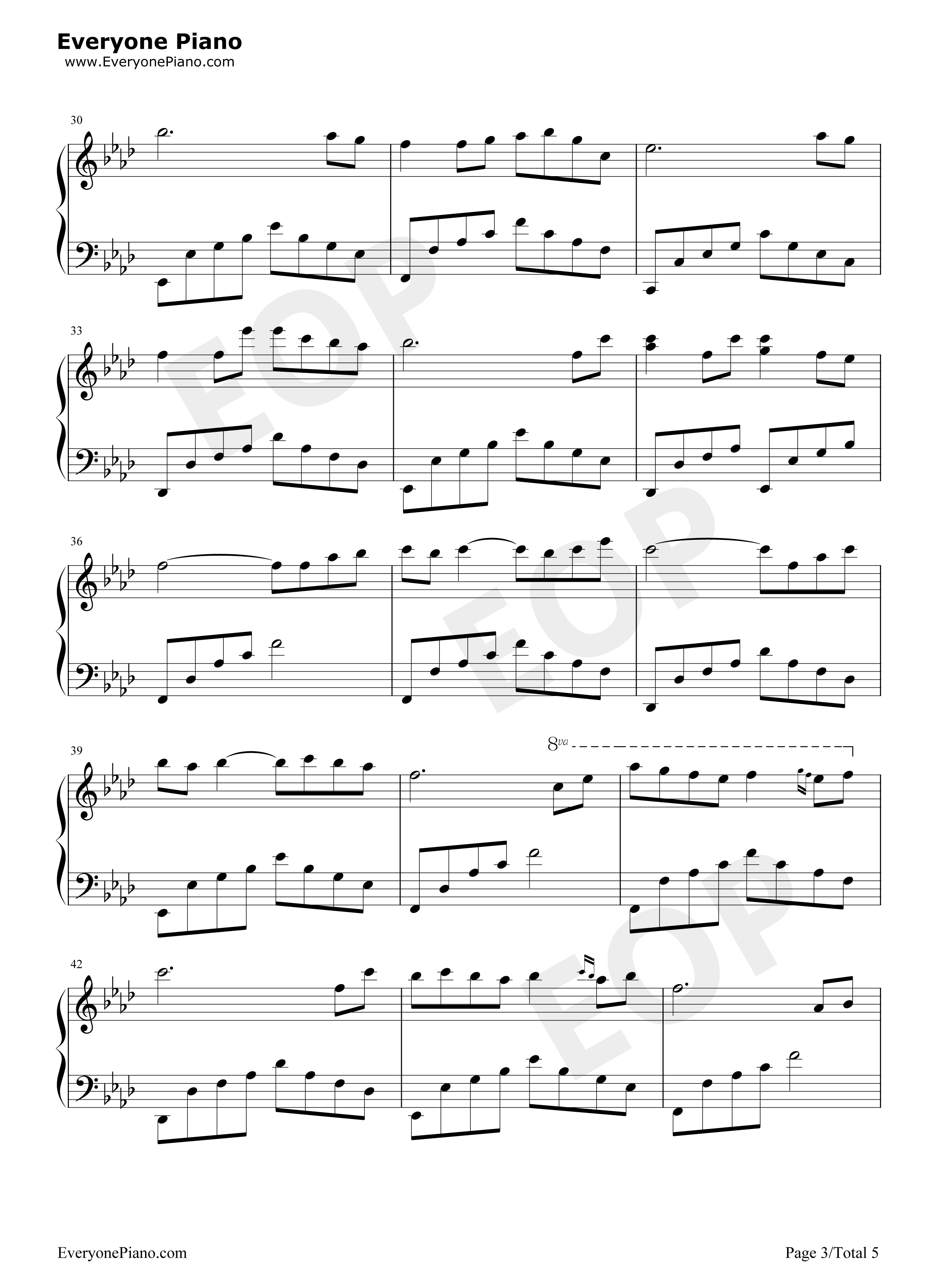 风筝误钢琴谱_刘珂矣