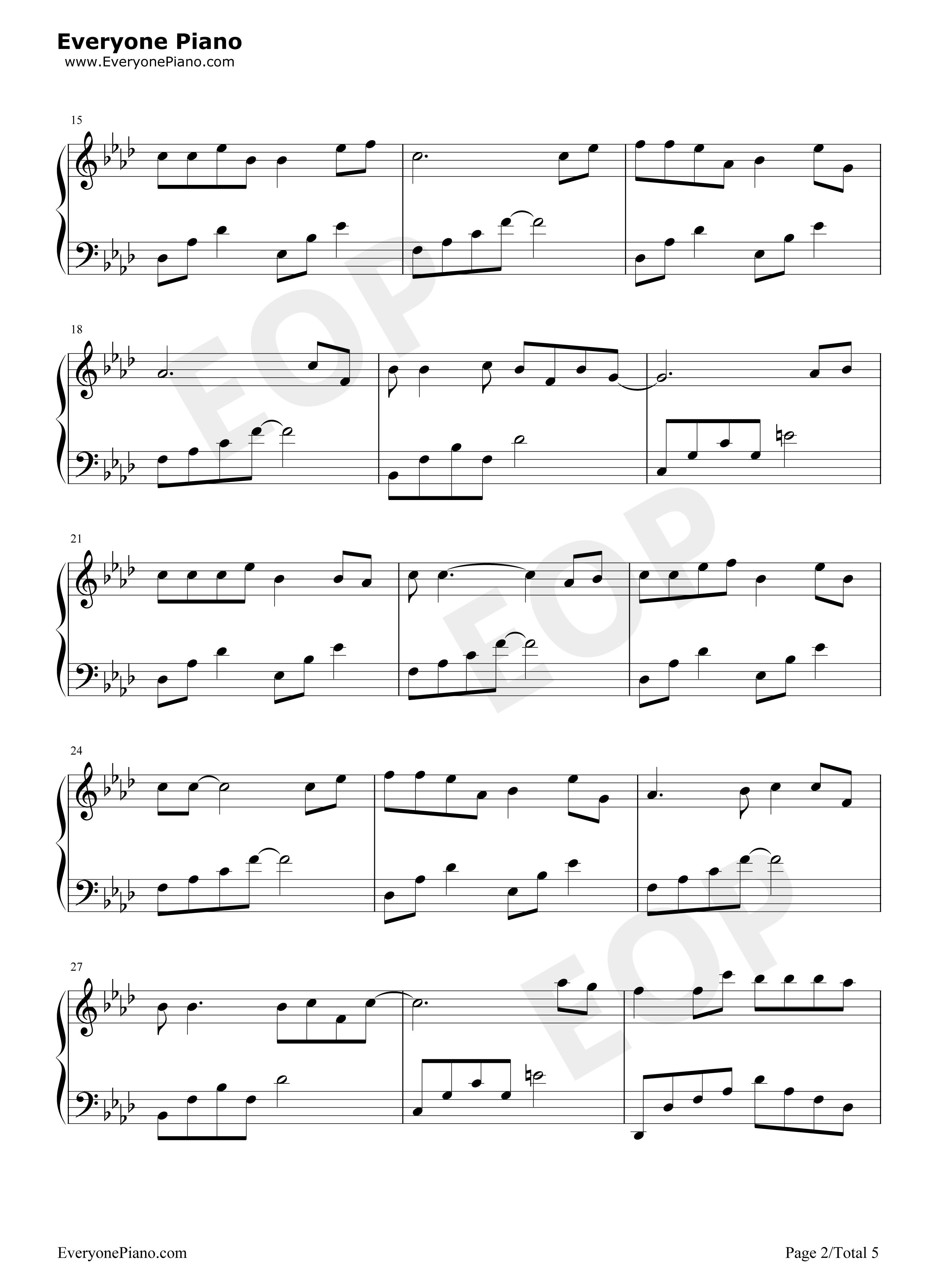 风筝误钢琴谱_刘珂矣