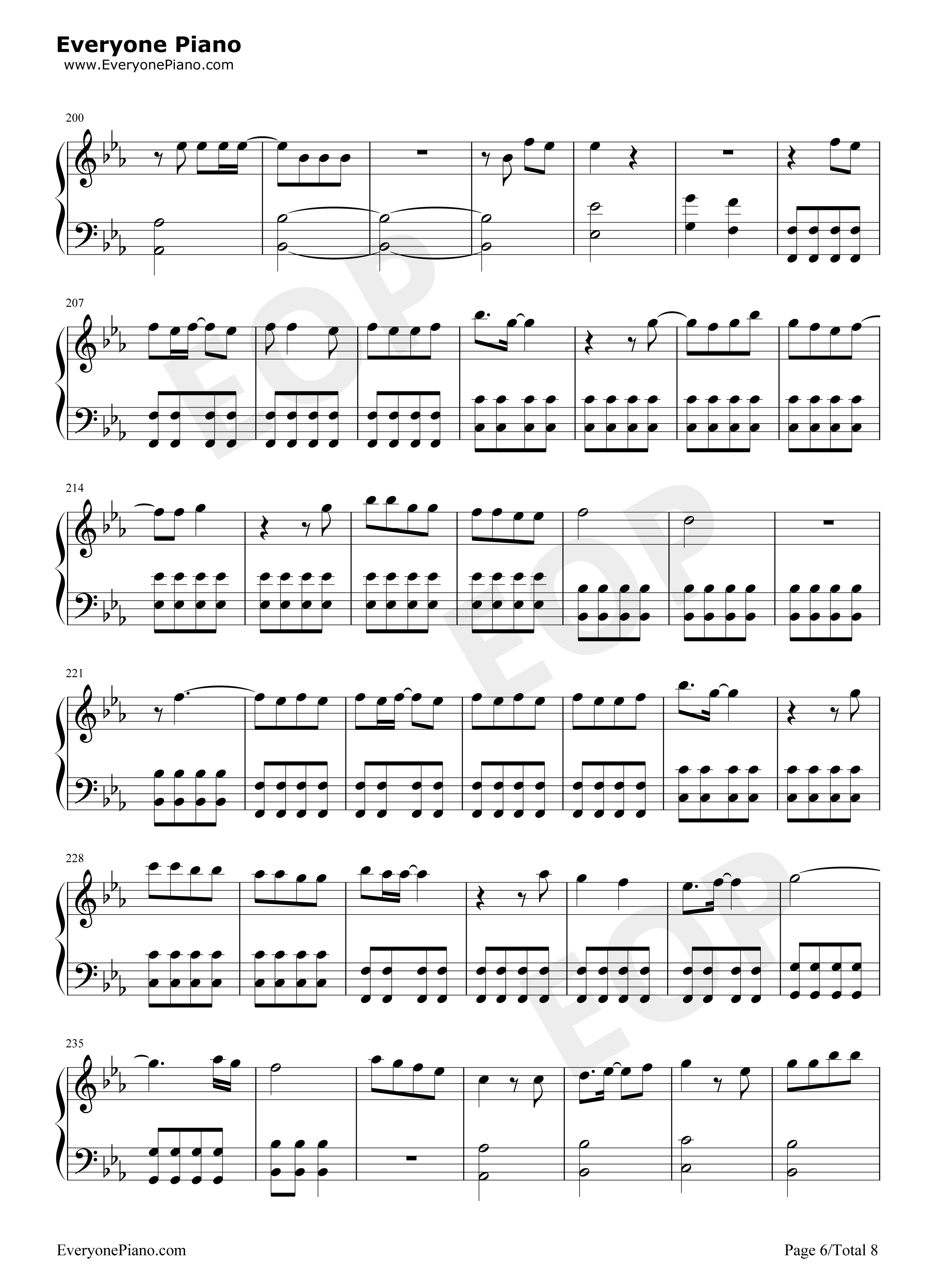 Bedtime_Story钢琴谱_西野加奈