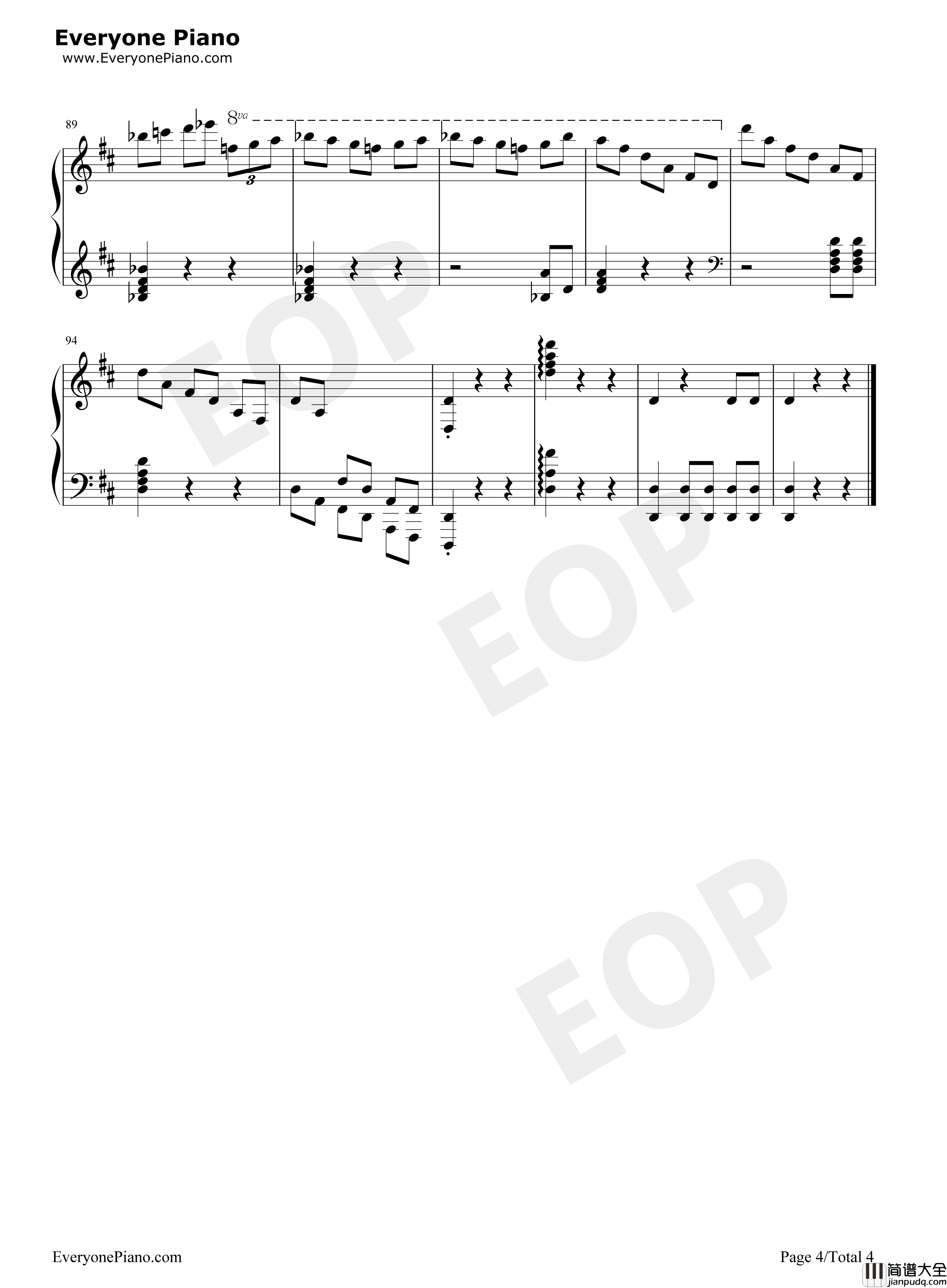 Potter_Waltz钢琴谱_Patrick_Doyle