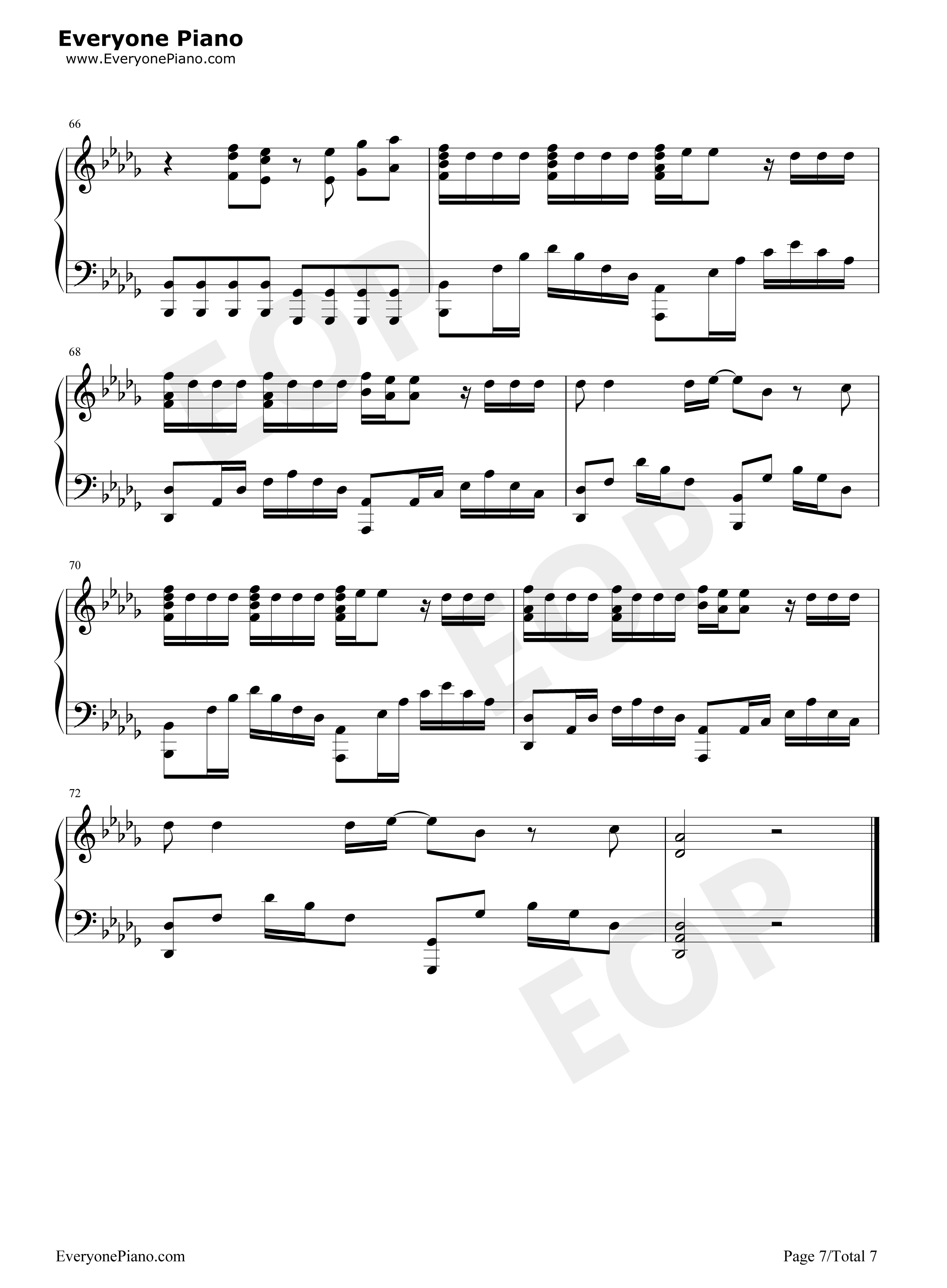 Good_Life钢琴谱_G_Eazy_Kehlani