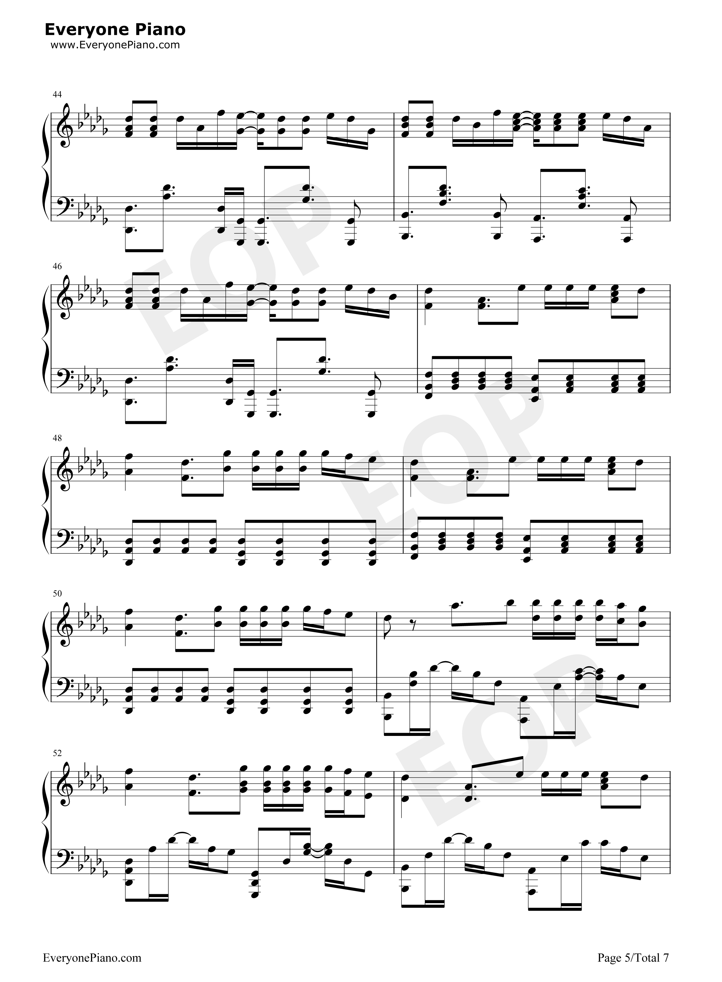 Good_Life钢琴谱_G_Eazy_Kehlani