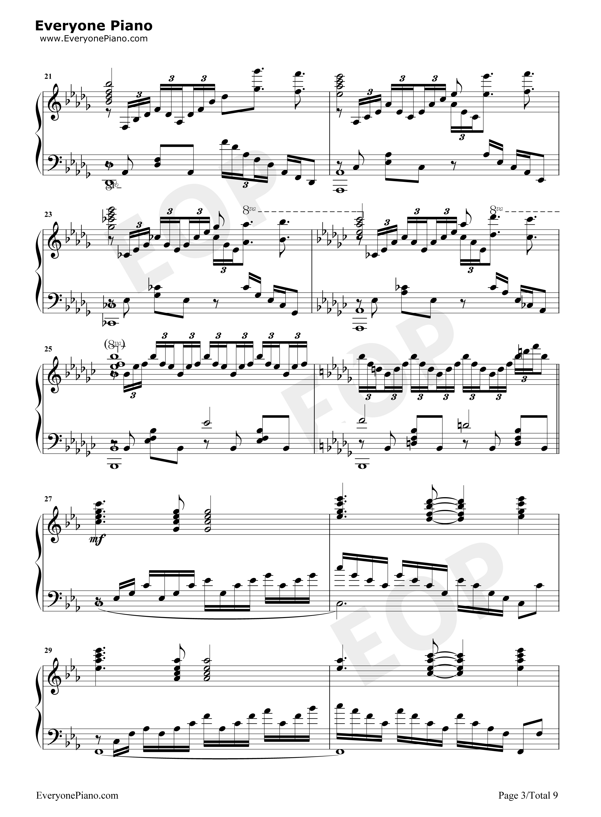 Swordland钢琴谱_梶浦由记