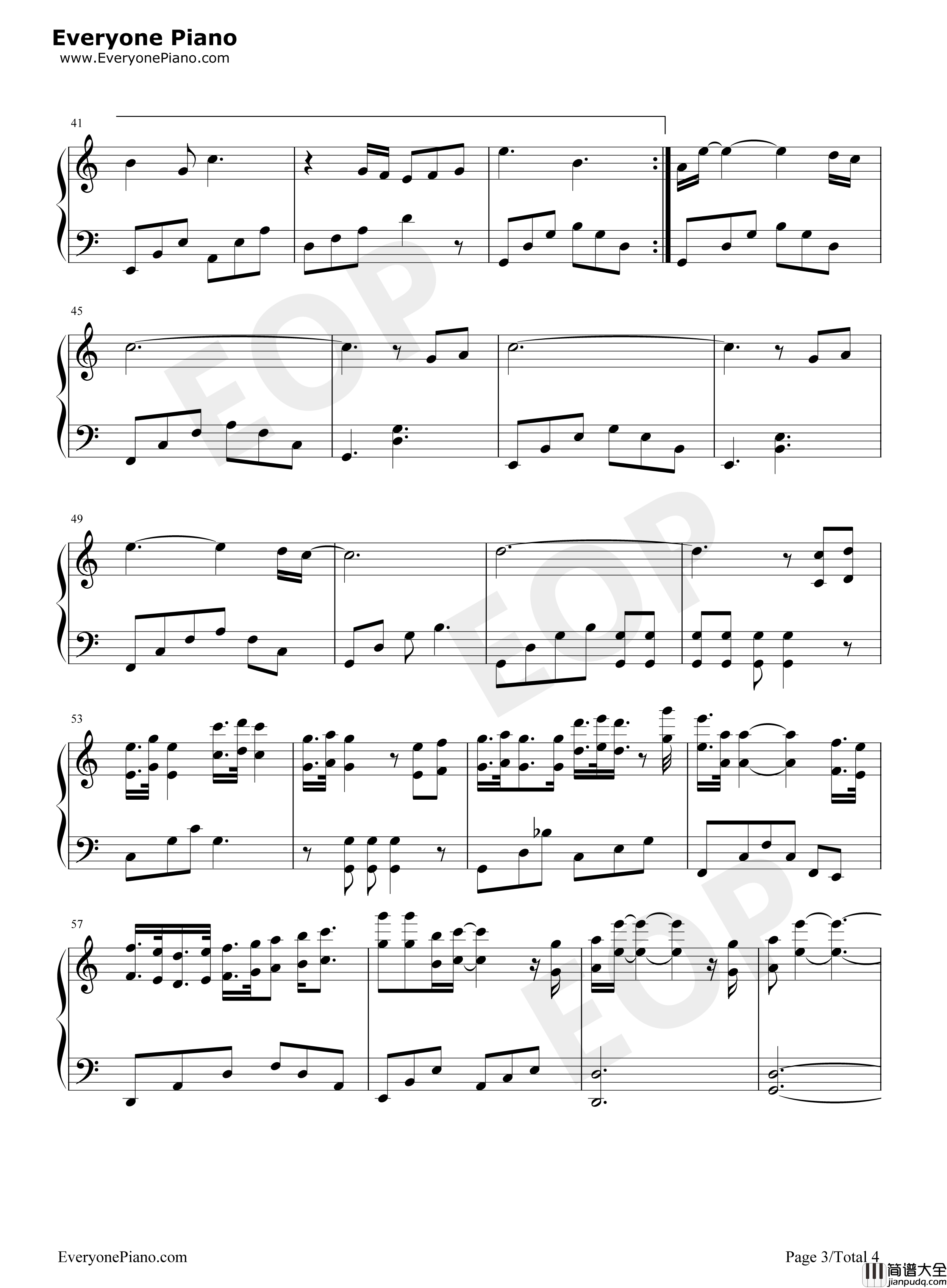 贫穷或富有钢琴谱_李荣浩