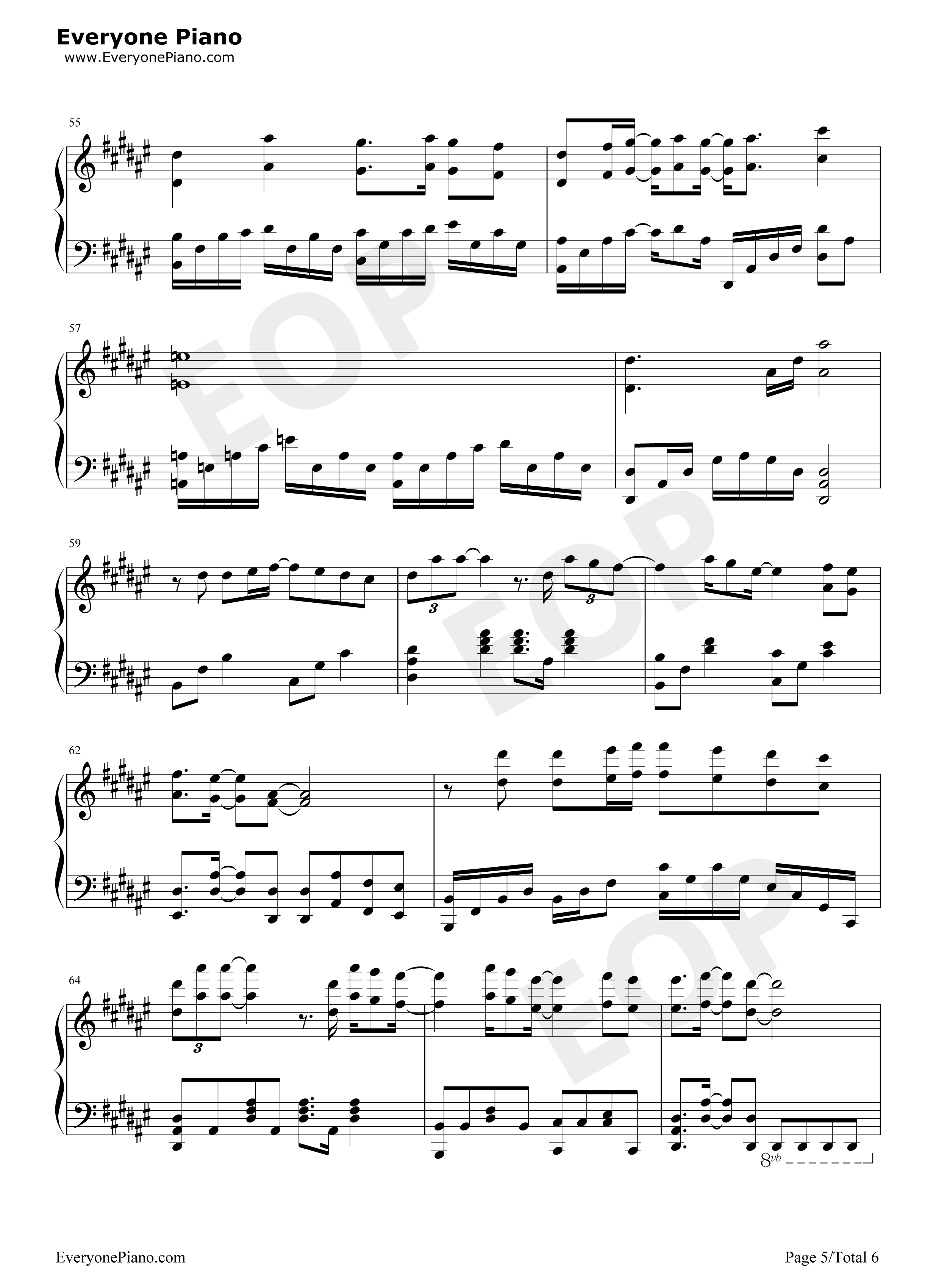 焚情钢琴谱_张信哲