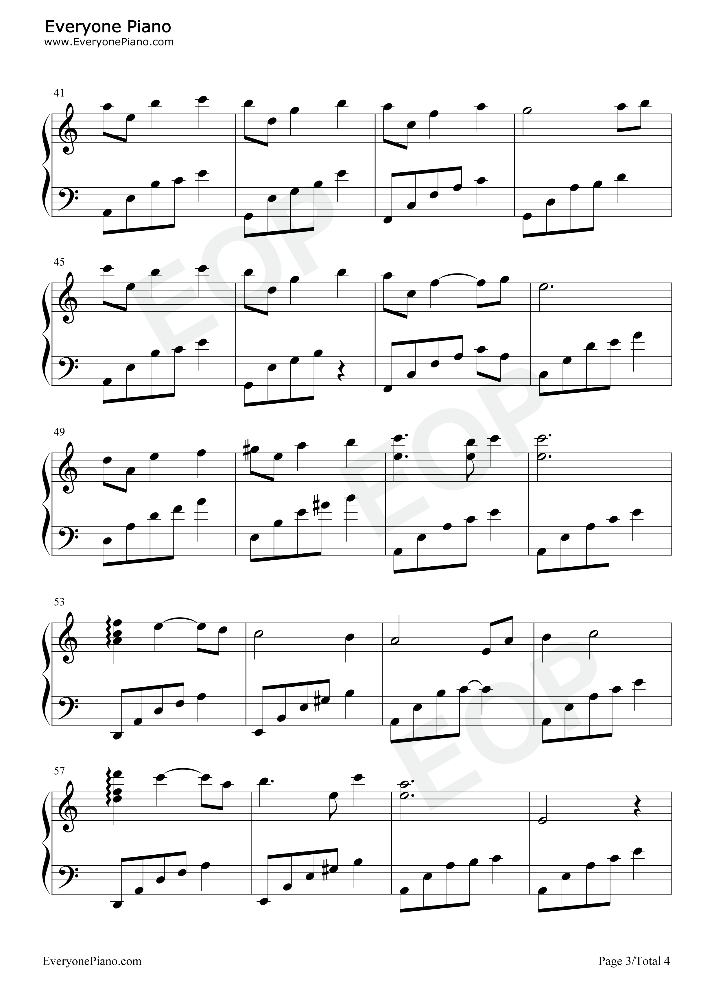 下雨时你会想起谁钢琴谱_石进