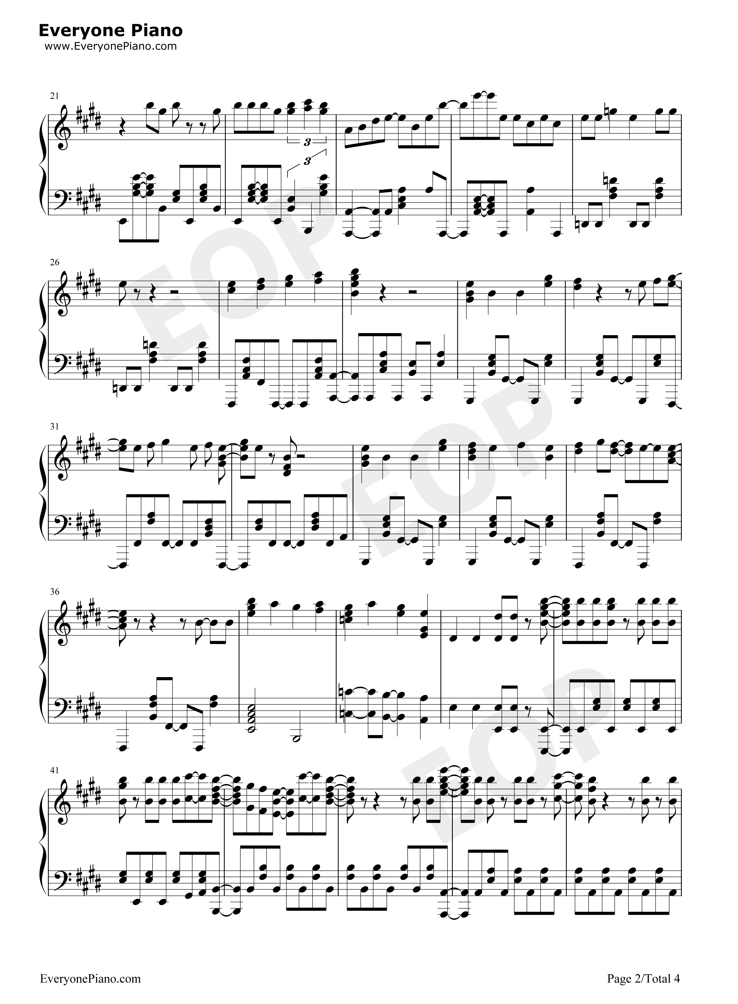 君のせい钢琴谱_The_Peggies