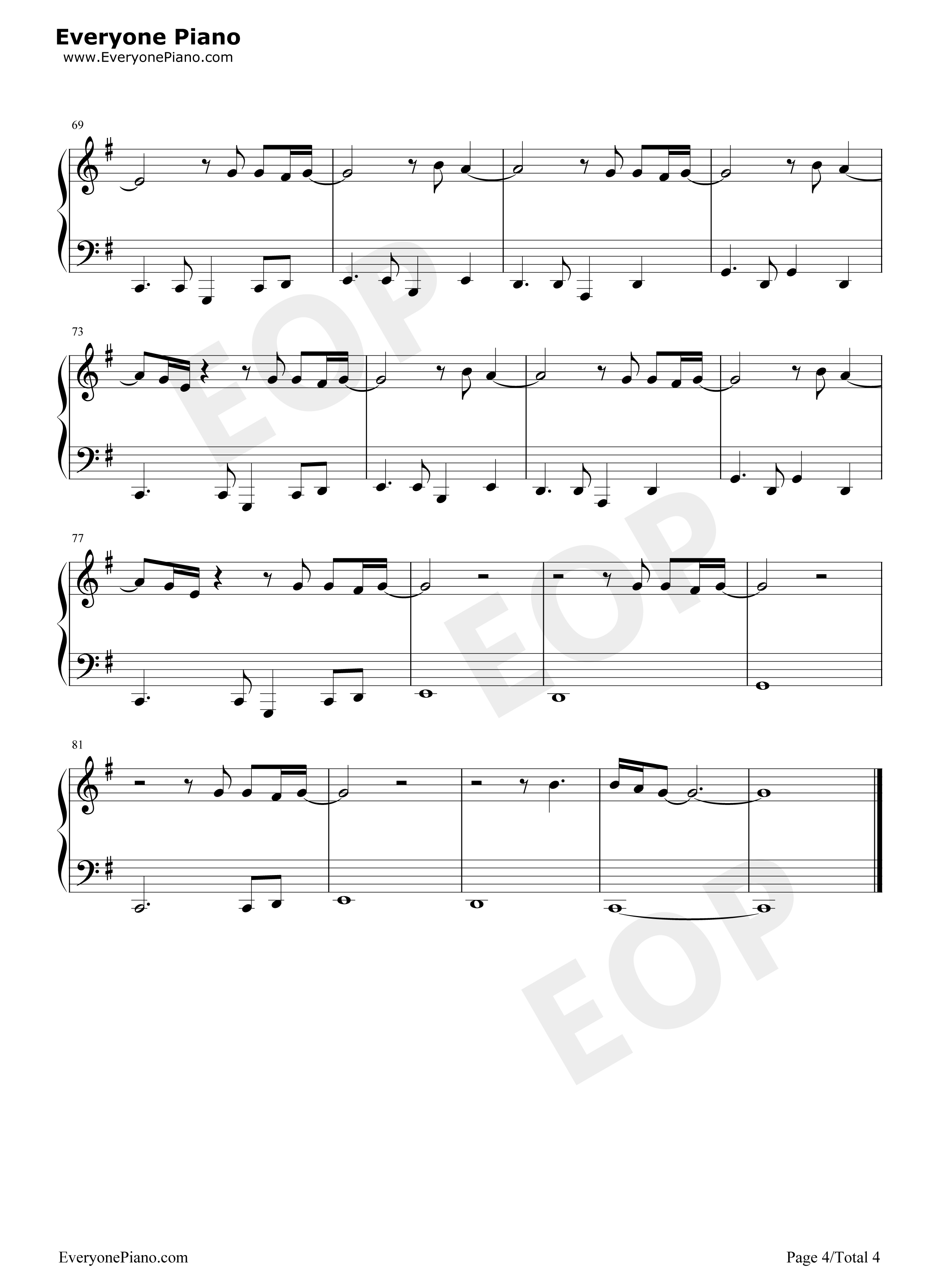 Thunderclouds钢琴谱_LSD