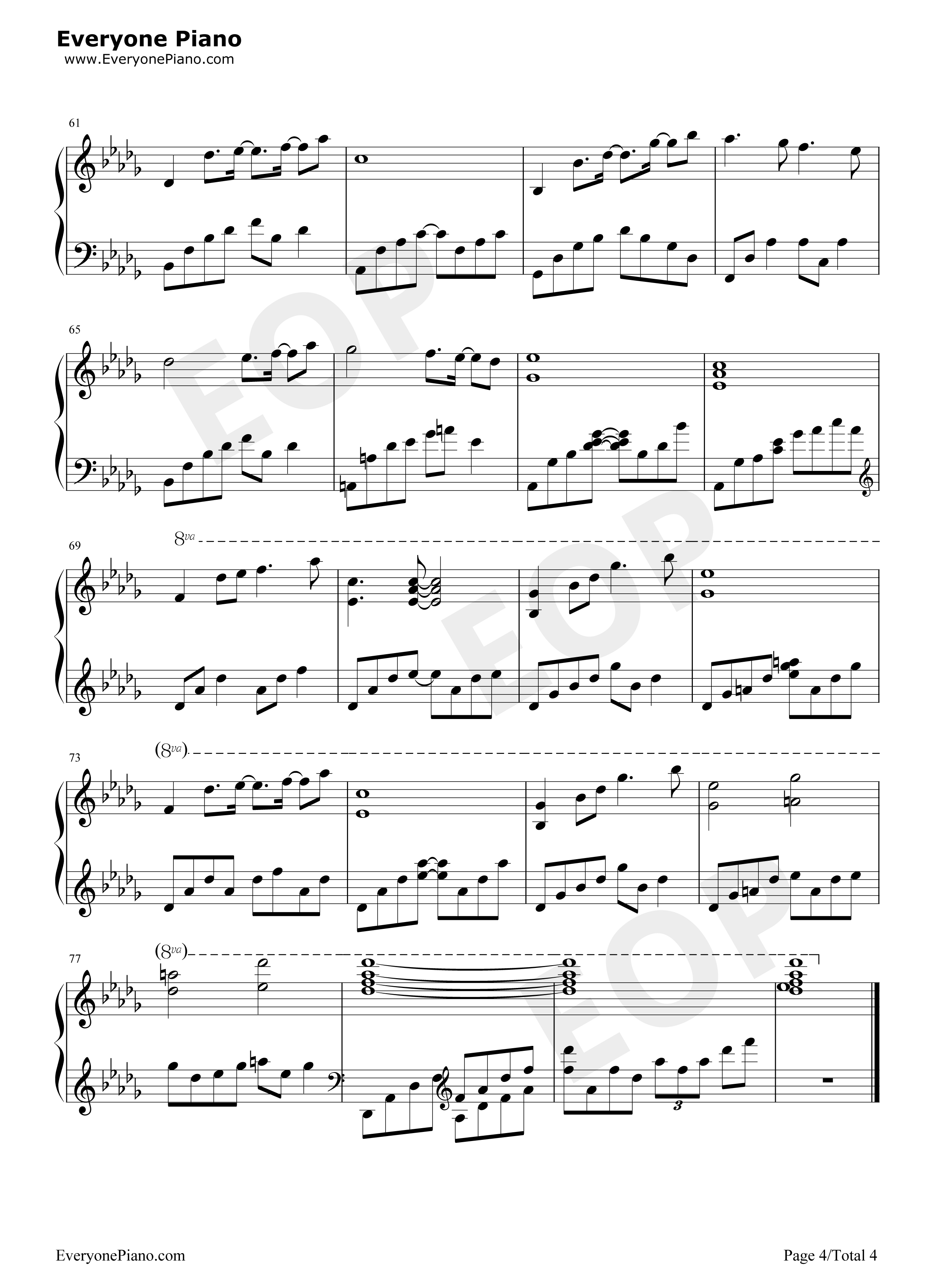 Pastel_Reflections钢琴谱_Kevin_Kern