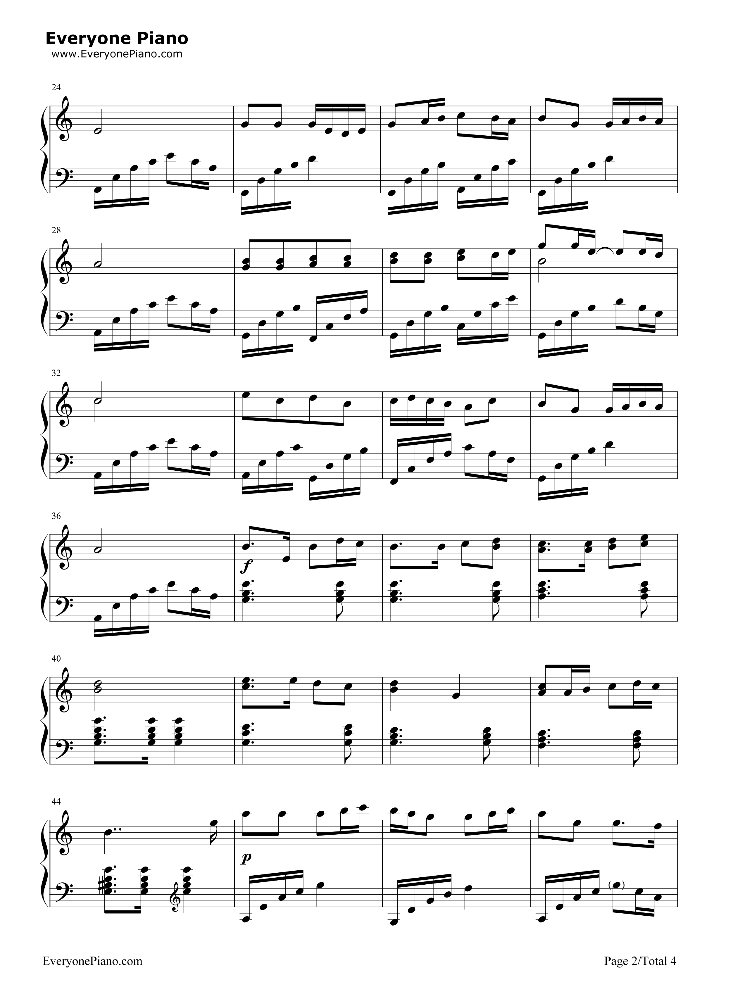 追梦人钢琴谱_罗大佑