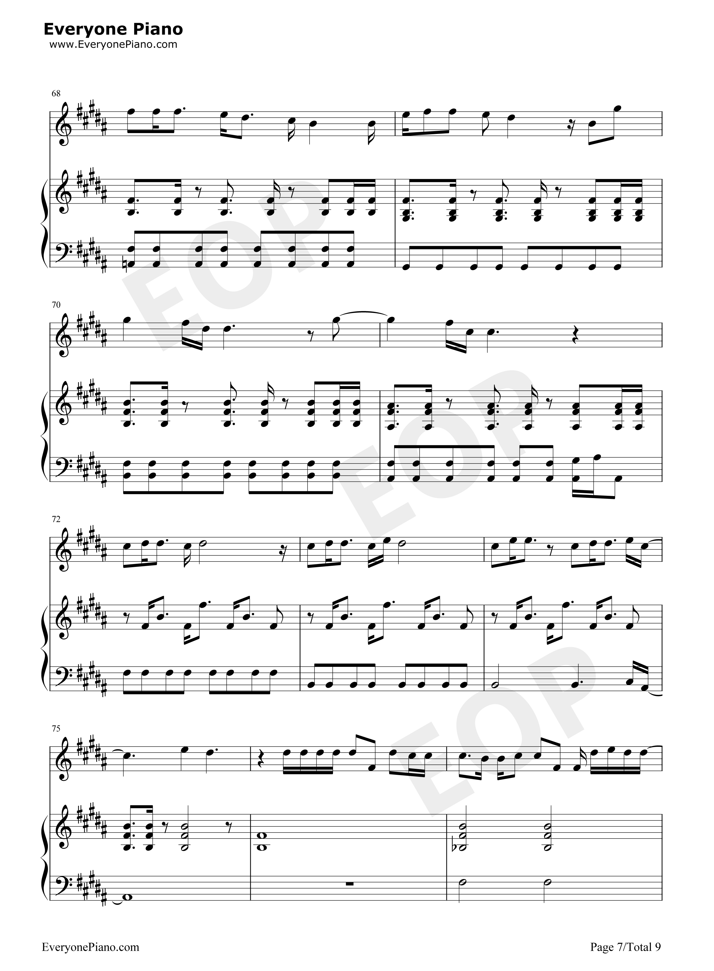 You_Will_Be_Found钢琴谱_Benj_Pasek