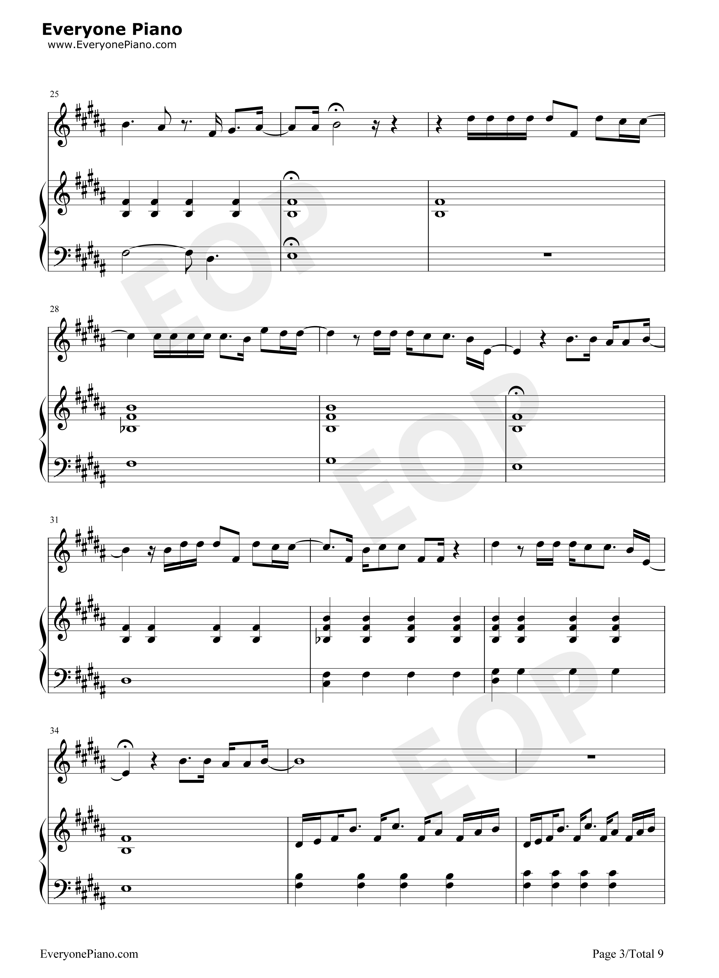 You_Will_Be_Found钢琴谱_Benj_Pasek