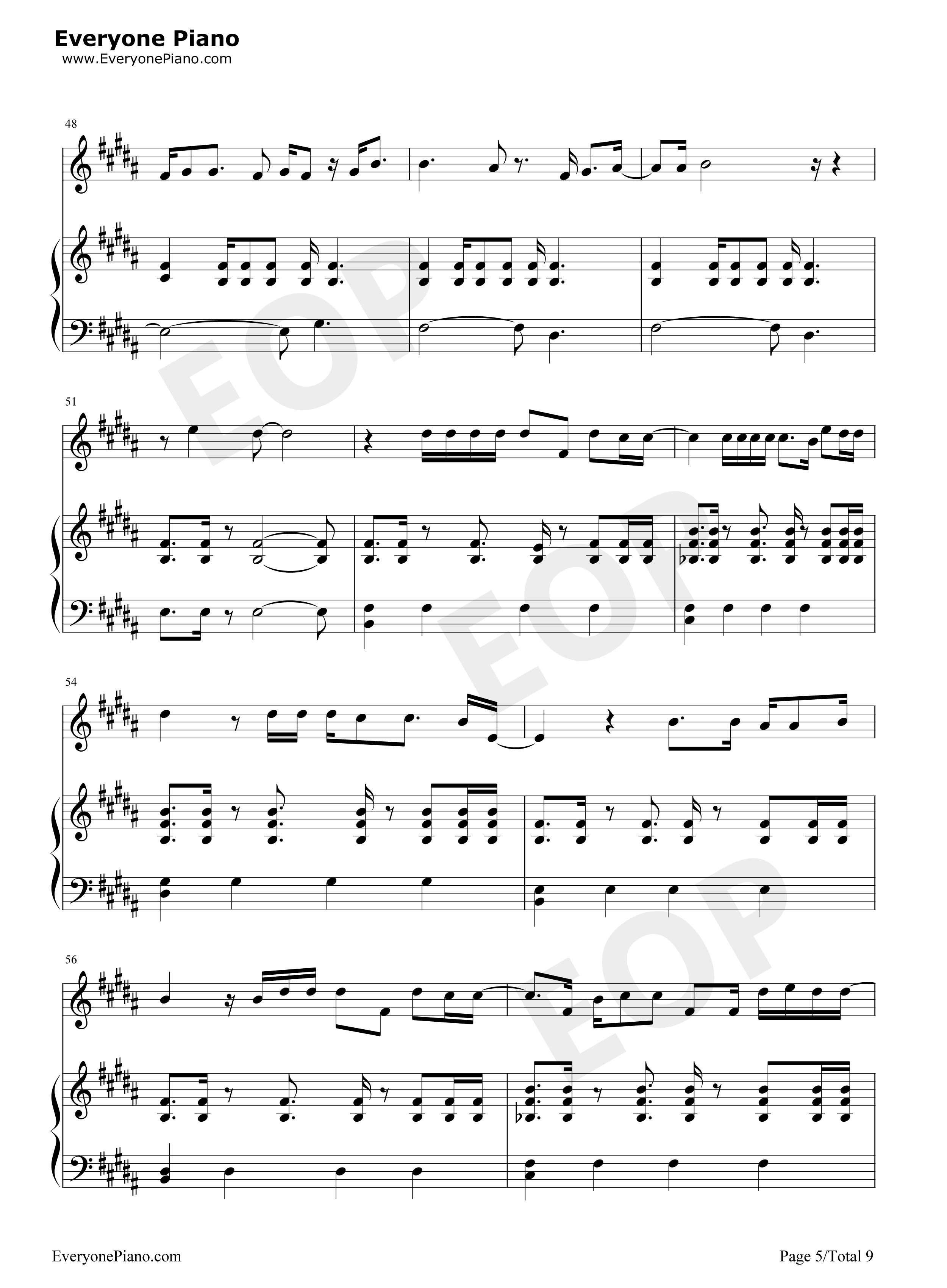 You_Will_Be_Found钢琴谱_Benj_Pasek