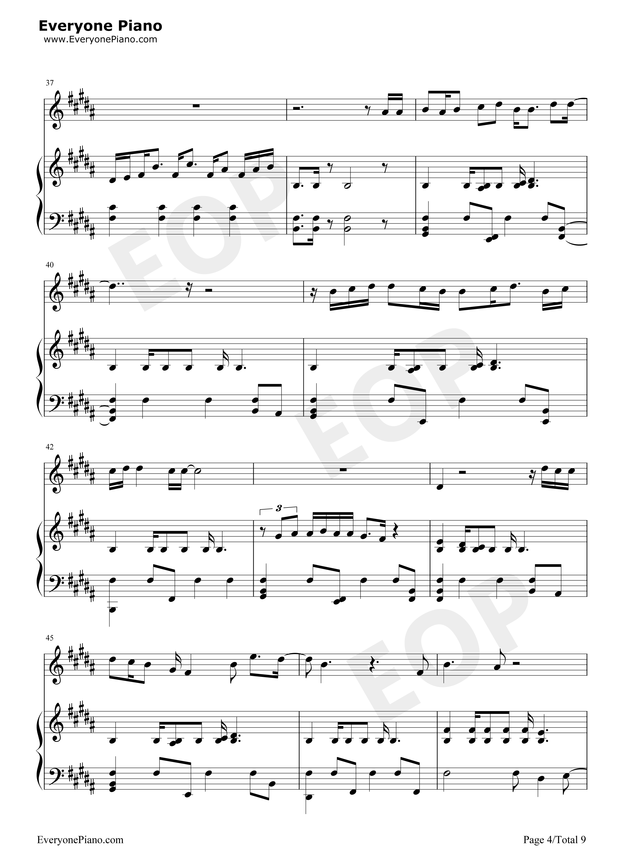 You_Will_Be_Found钢琴谱_Benj_Pasek