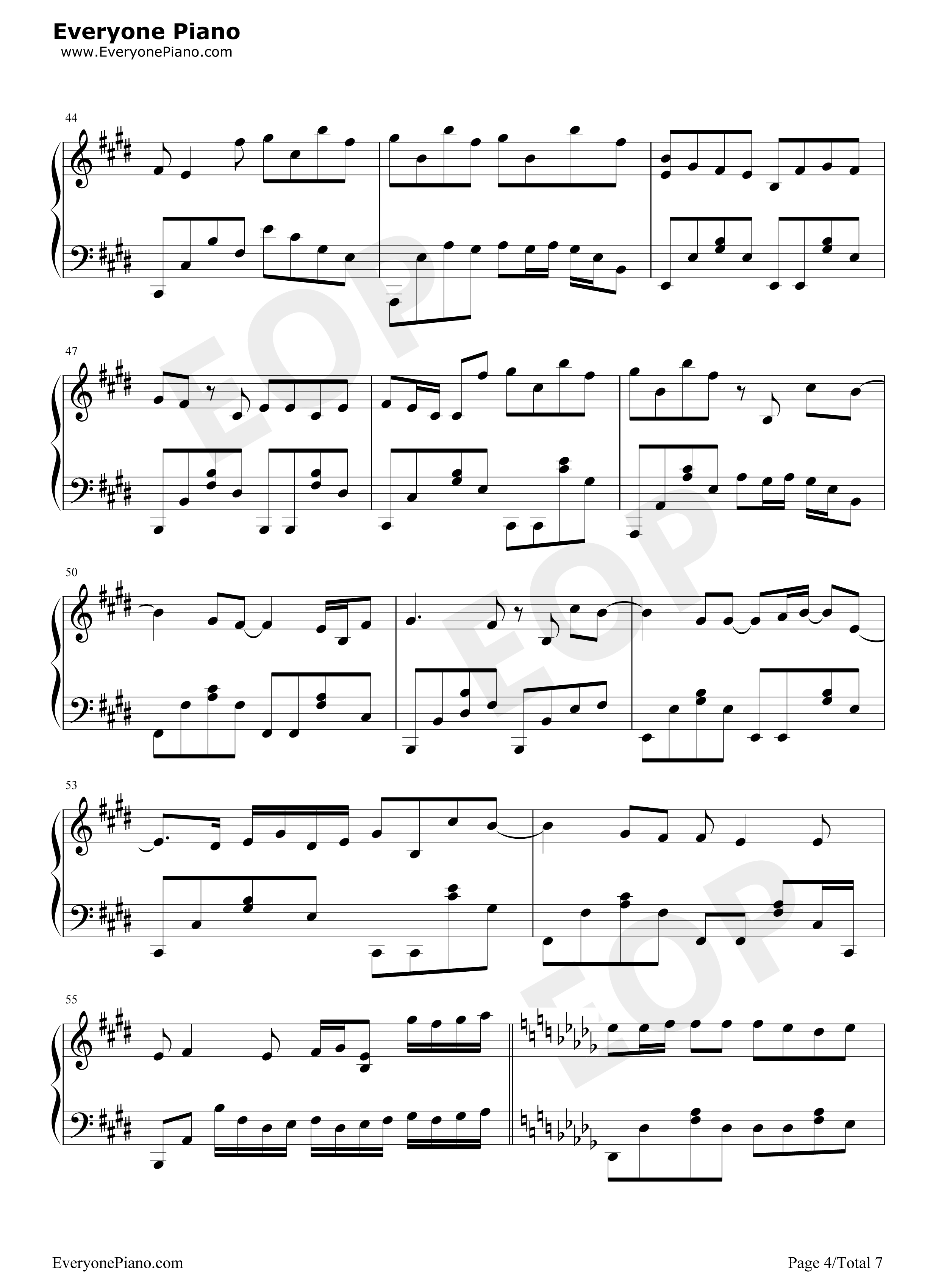 意外钢琴谱_薛之谦