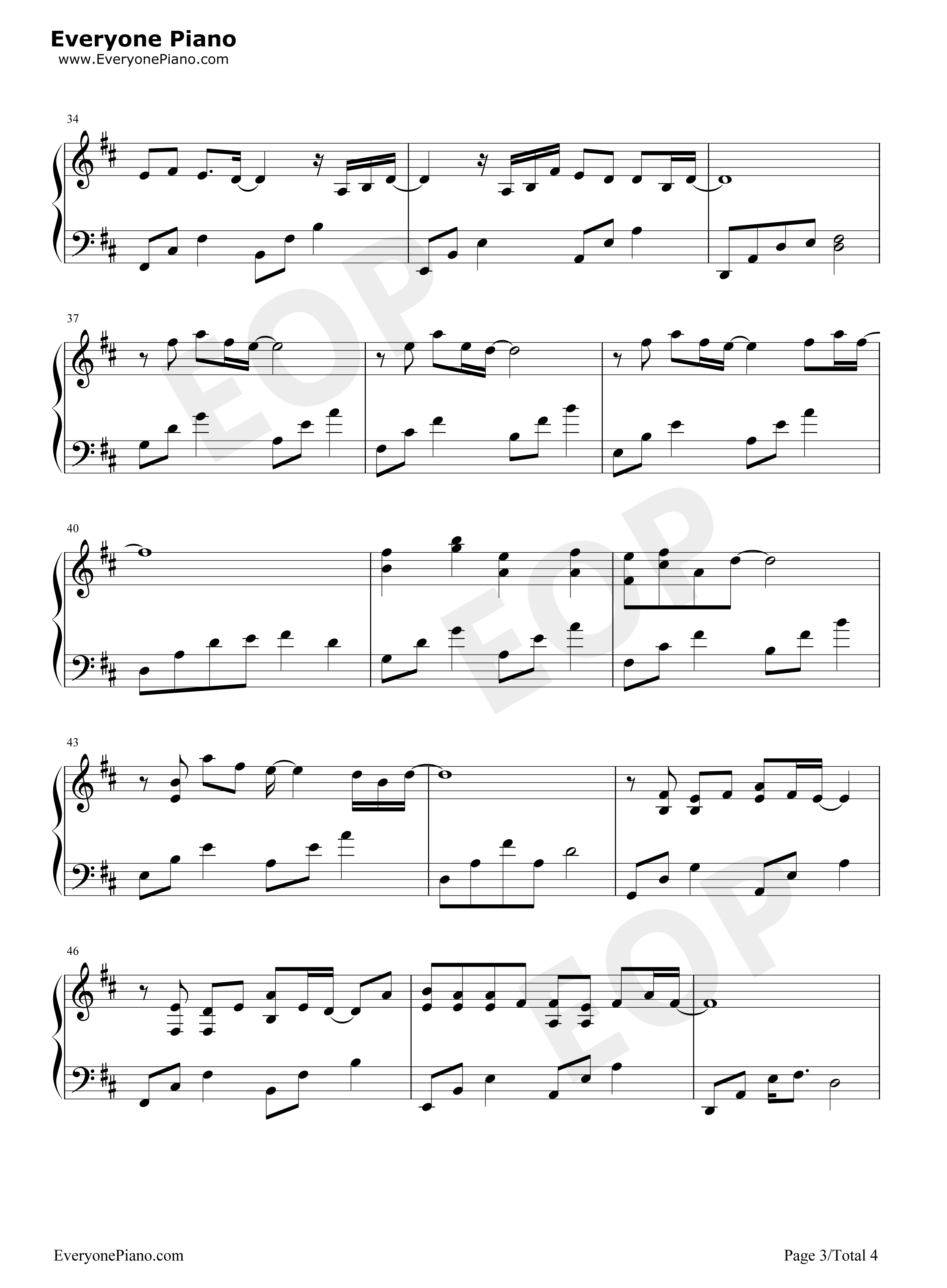 画风钢琴谱_后弦