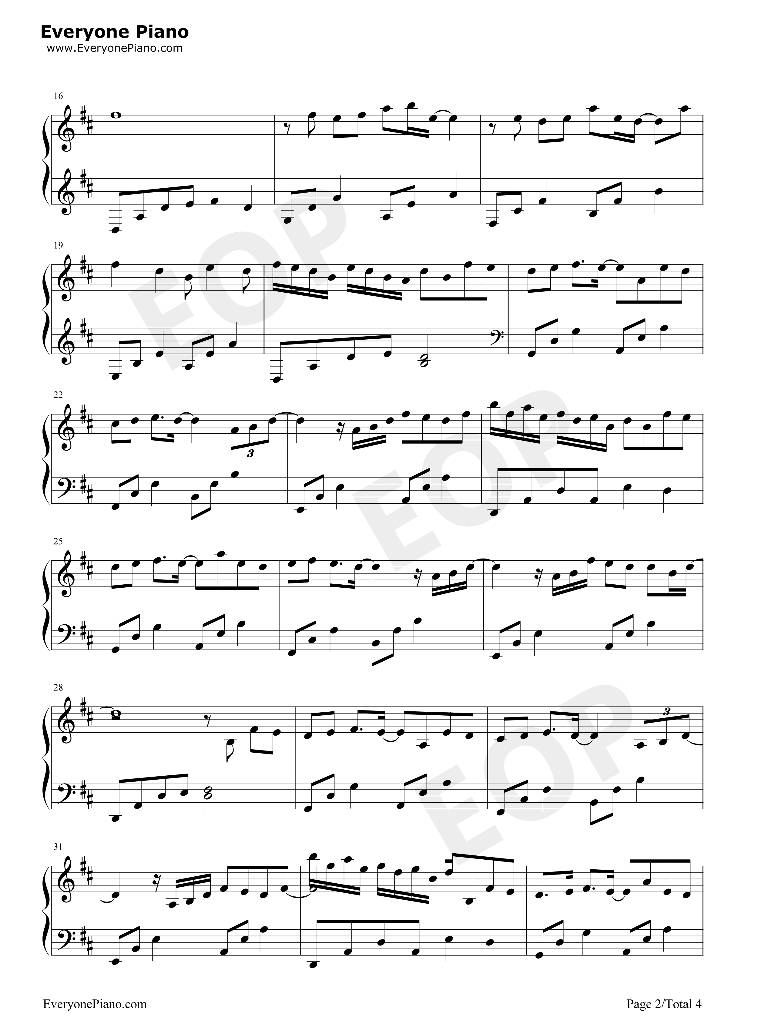 画风钢琴谱_后弦