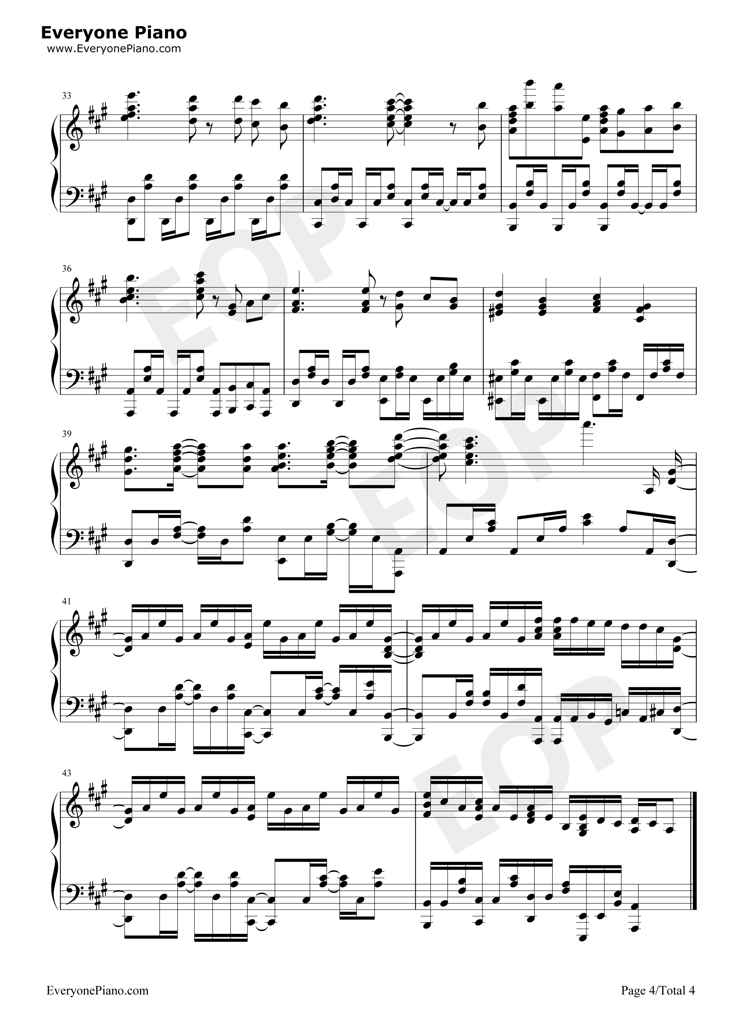 ハイステッパー钢琴谱_大原ゆい子