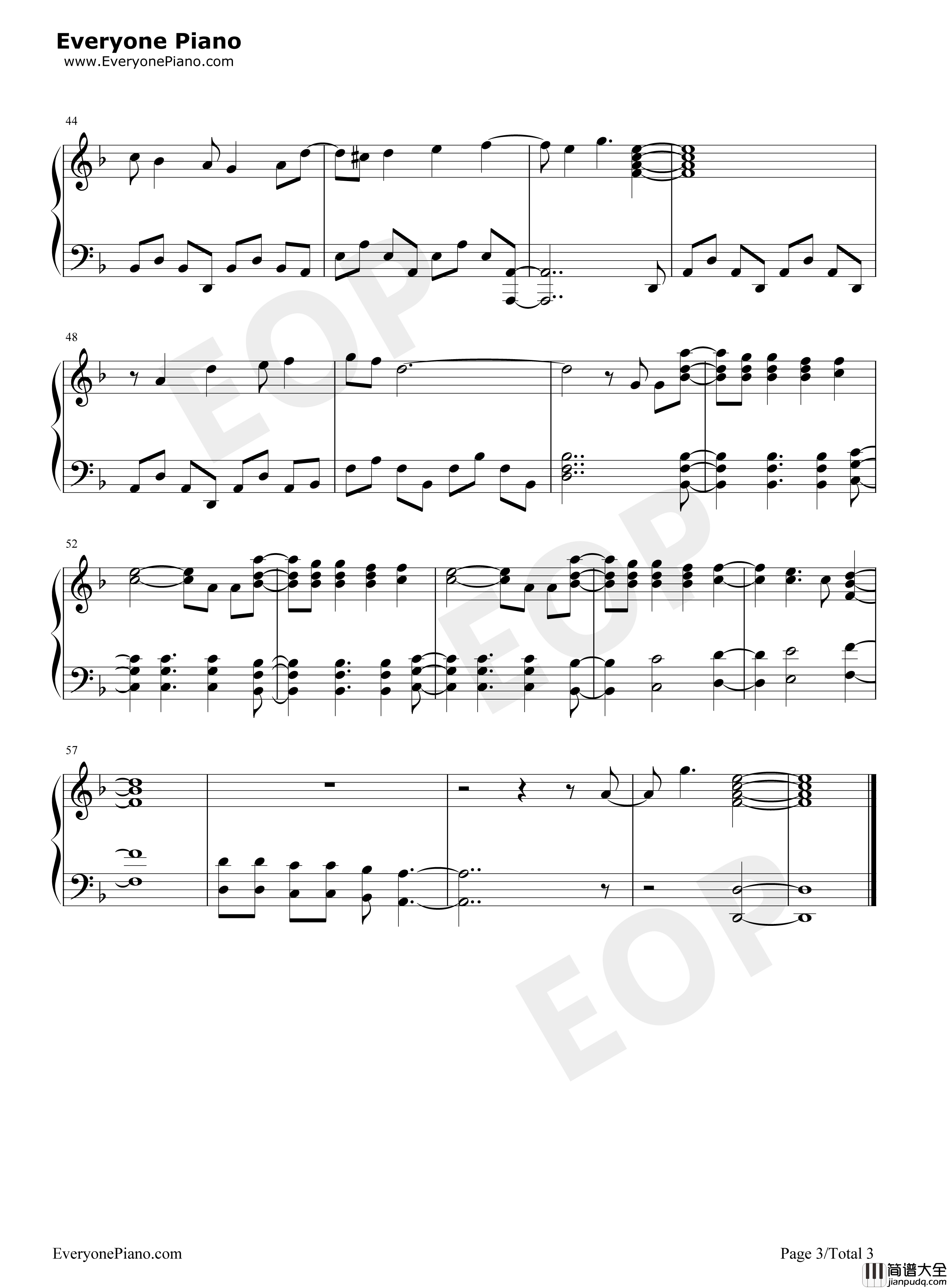 Fighting_Gold钢琴谱_Coda