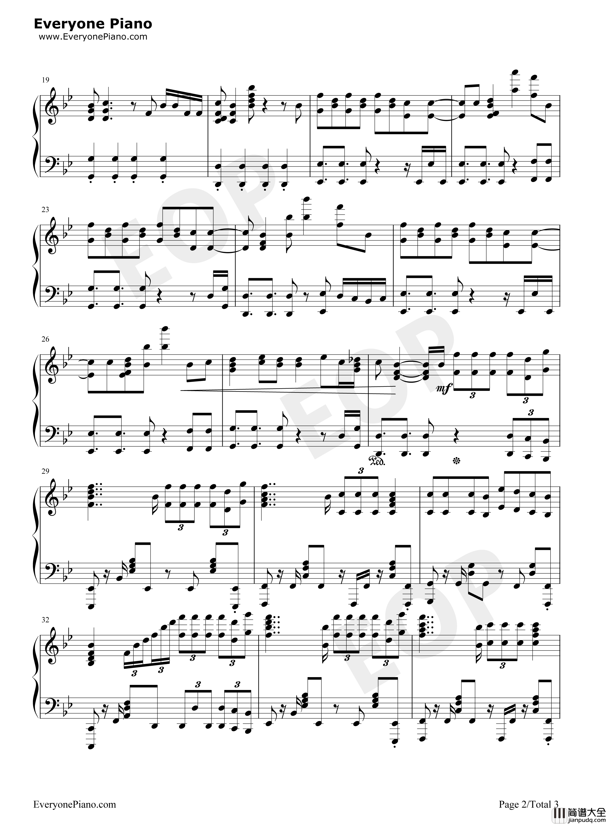 リセット钢琴谱_向井太一