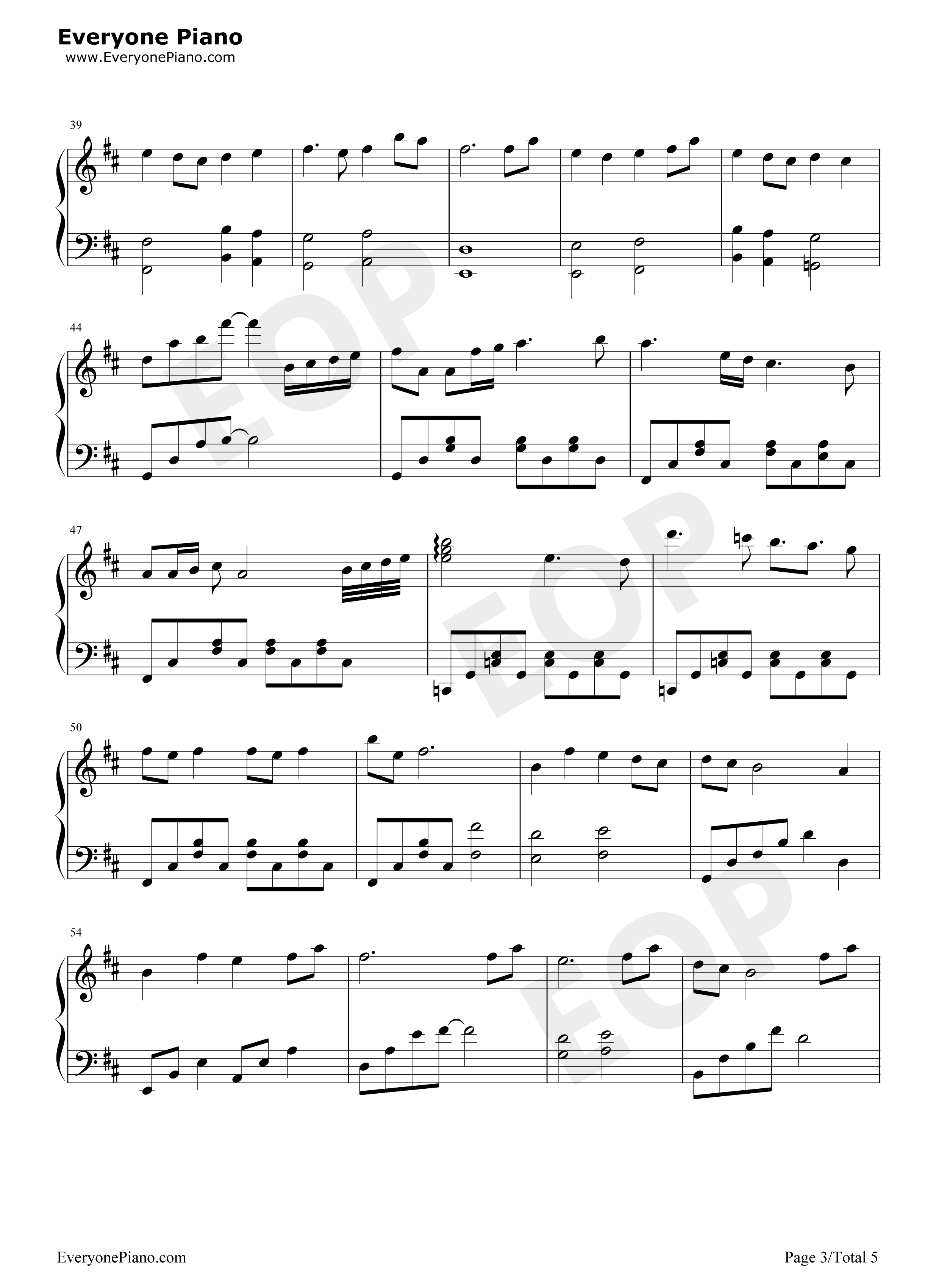 微笑みの彼方钢琴谱_Minami