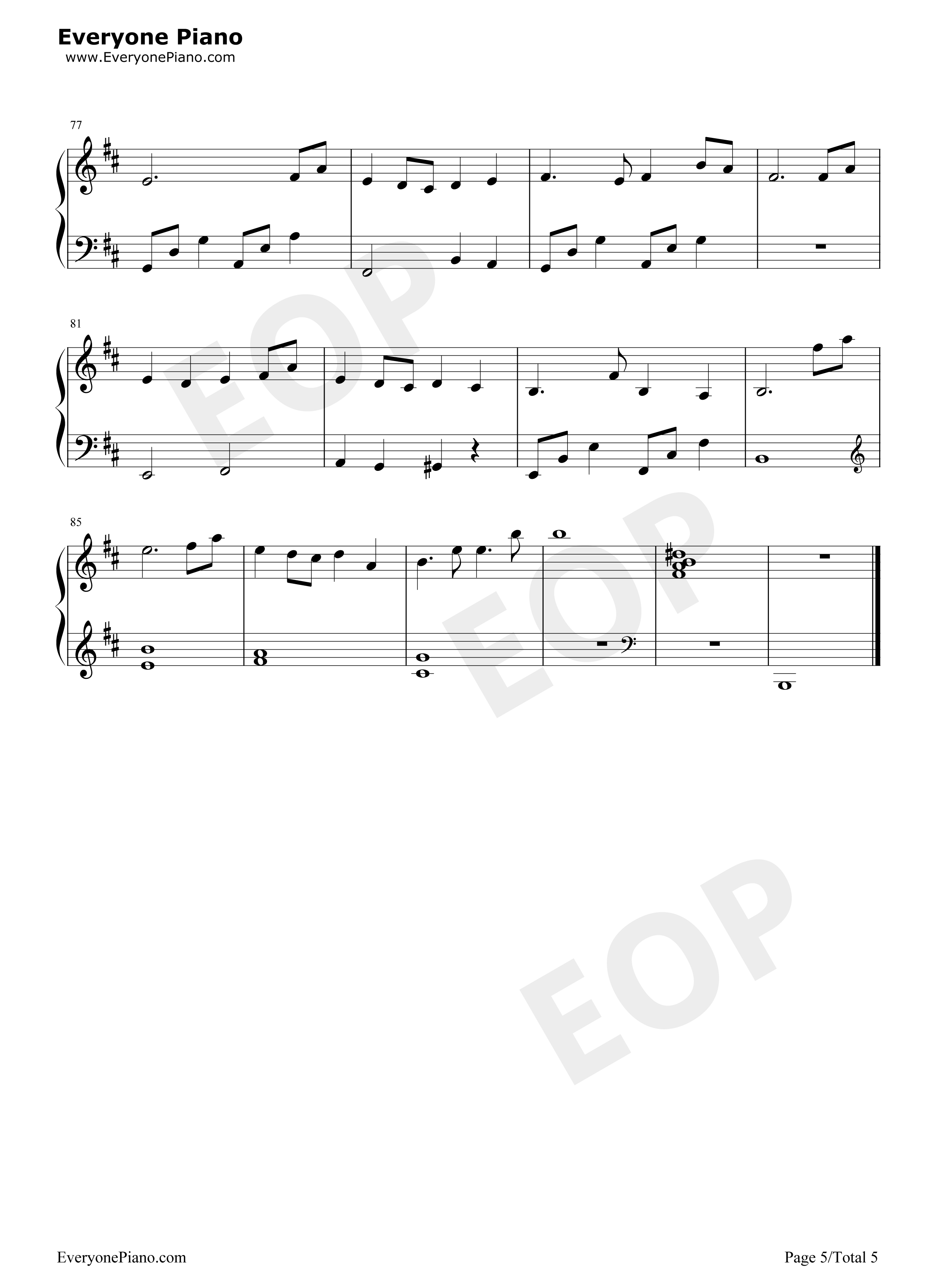 微笑みの彼方钢琴谱_Minami