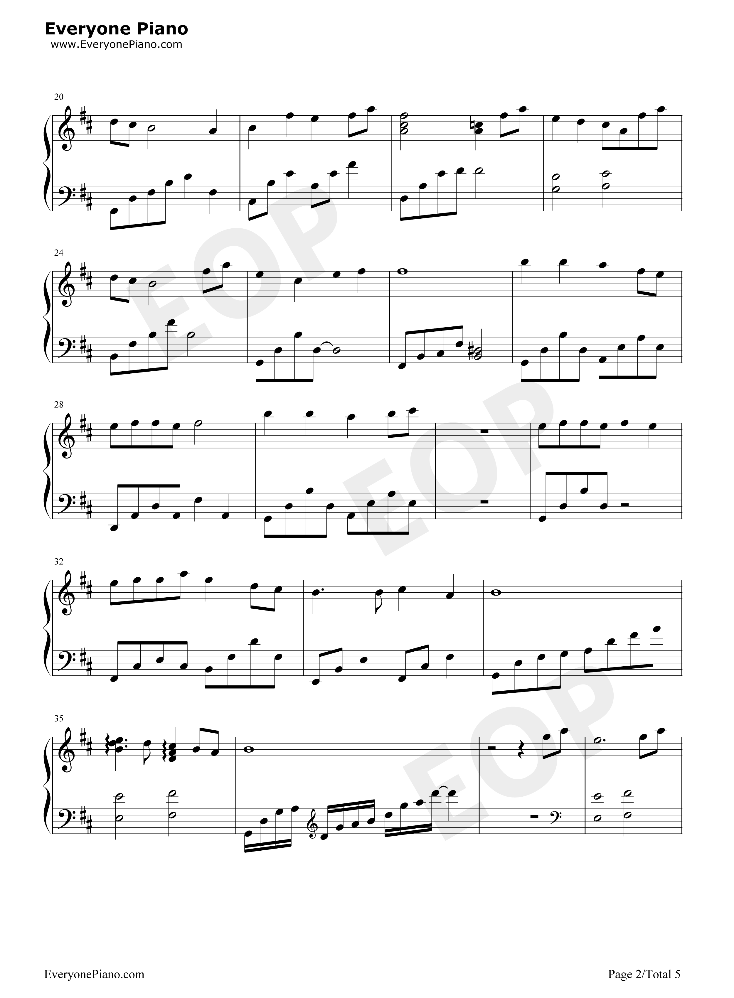 微笑みの彼方钢琴谱_Minami