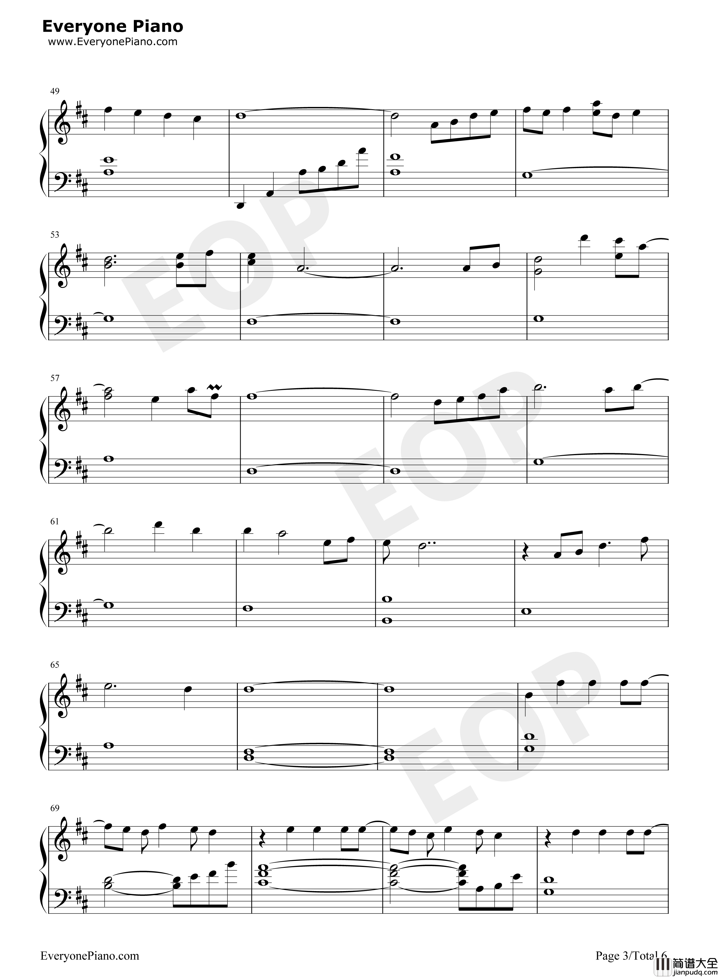 彗星的眼泪钢琴谱_金莎