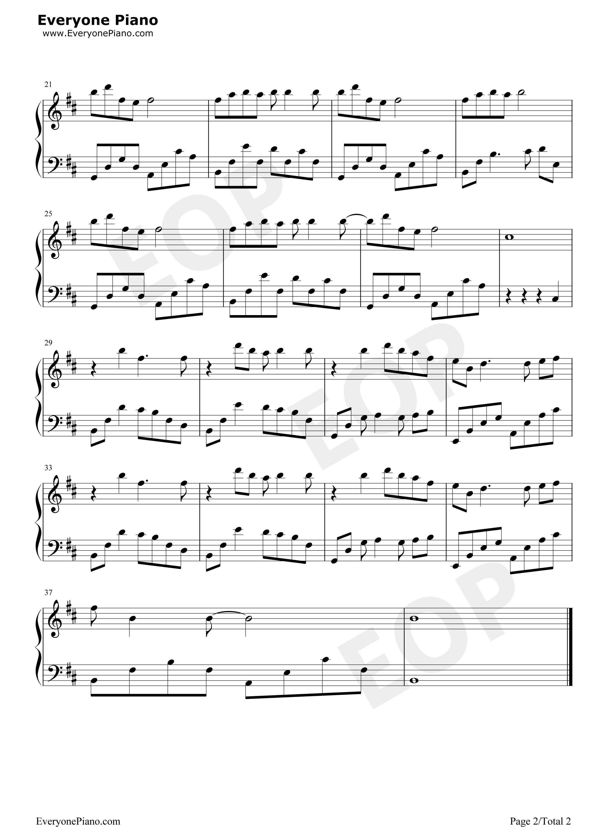 神仙歌钢琴谱_左宏元