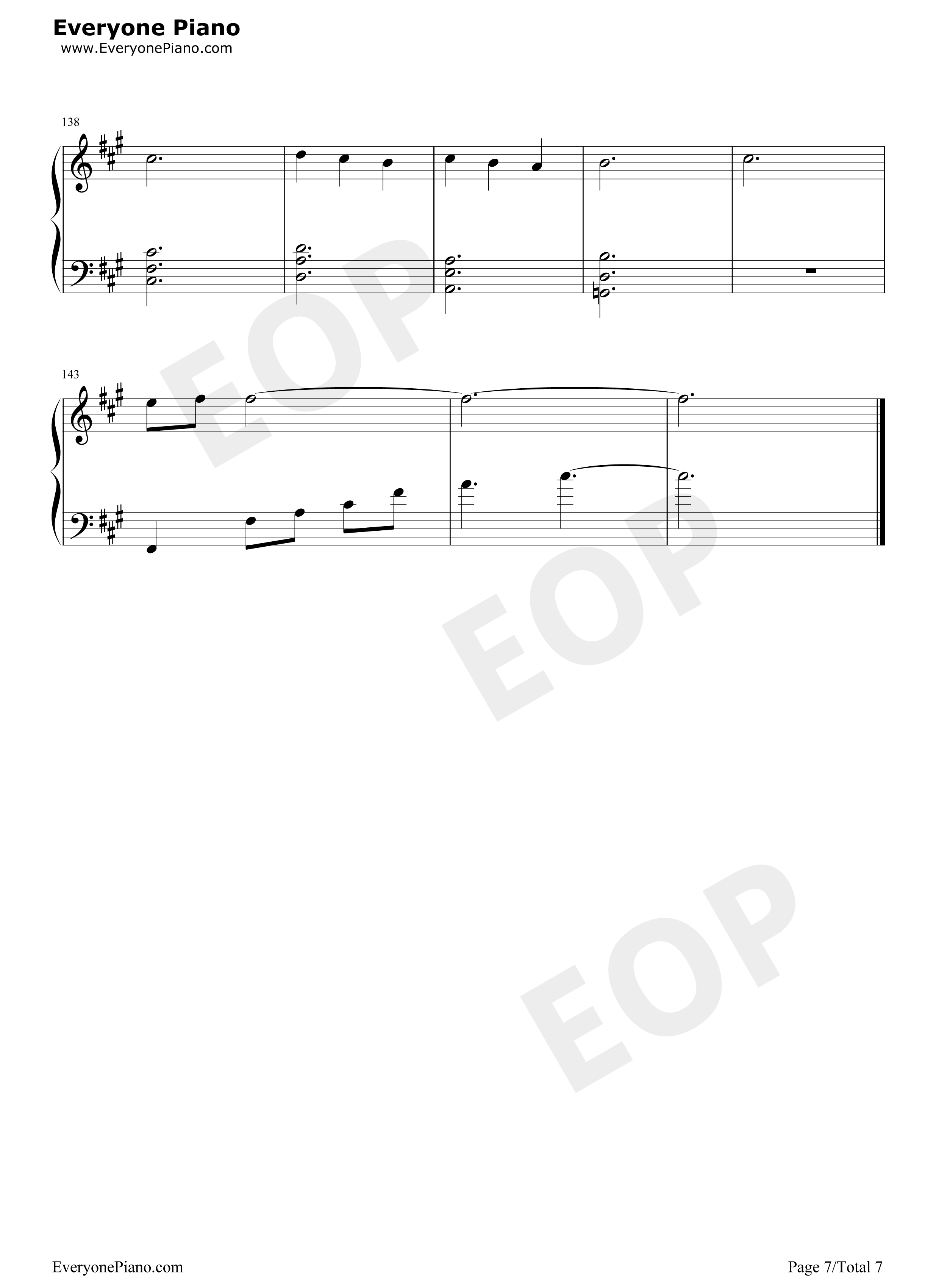 星月钢琴谱_郁可唯_王铮亮