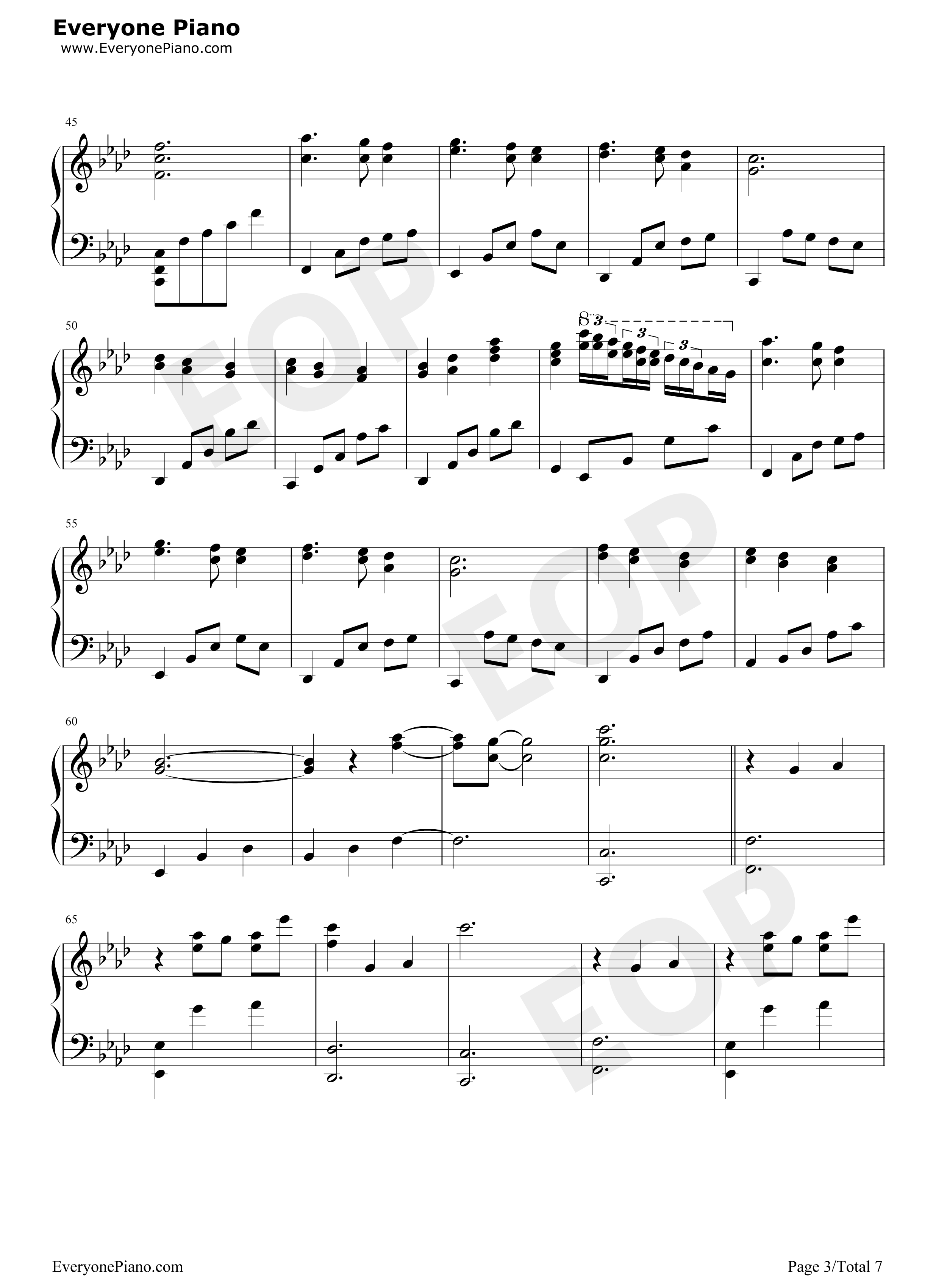 星月钢琴谱_郁可唯_王铮亮